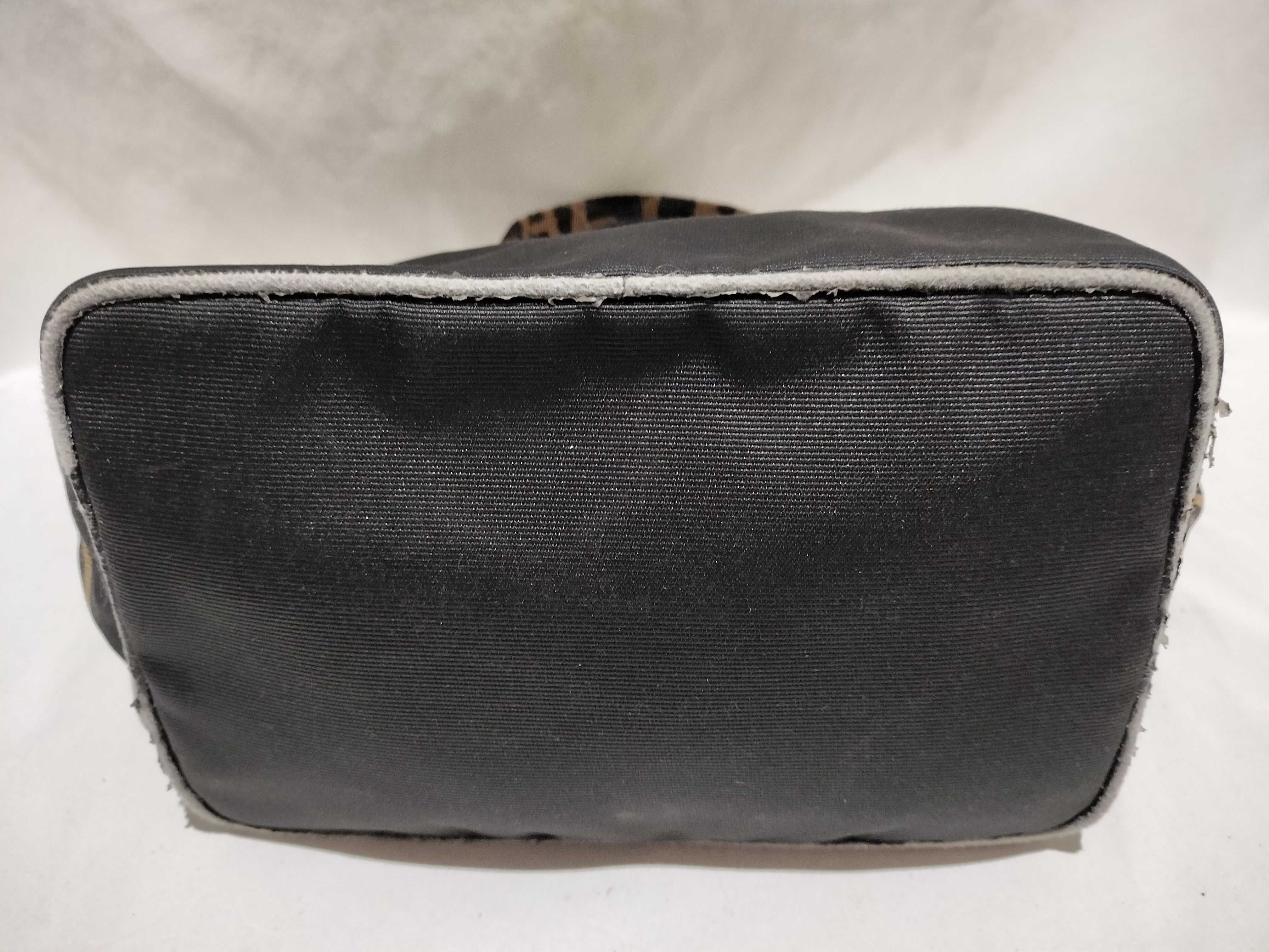 【水曜終了】(10698_0189)FENDI キャンバス ロゴトートバッグ ハンドバッグ