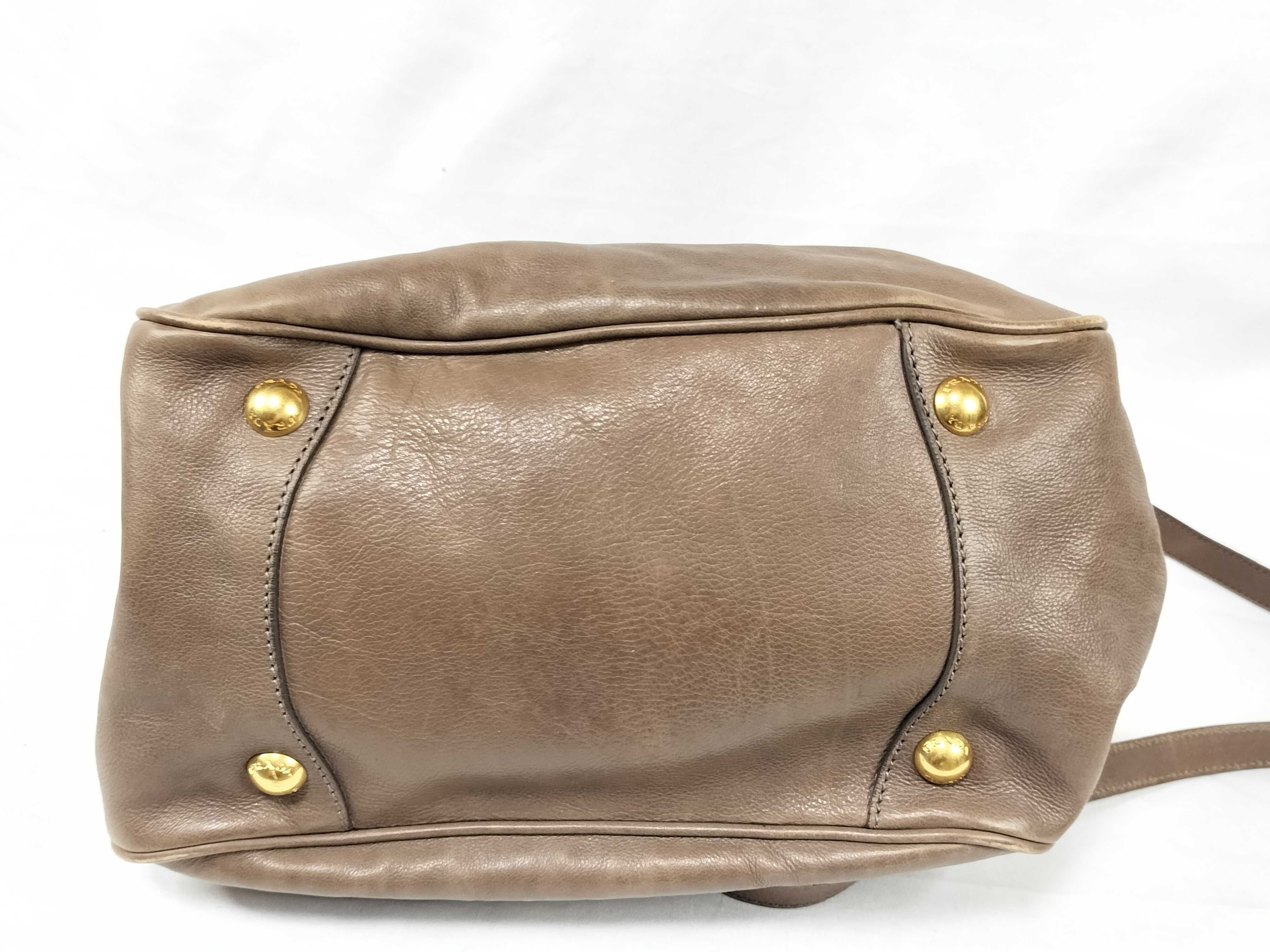 【水曜終了】(10709_0091)PRADA ナッパレザー 2way バッグ ハンドバッグ