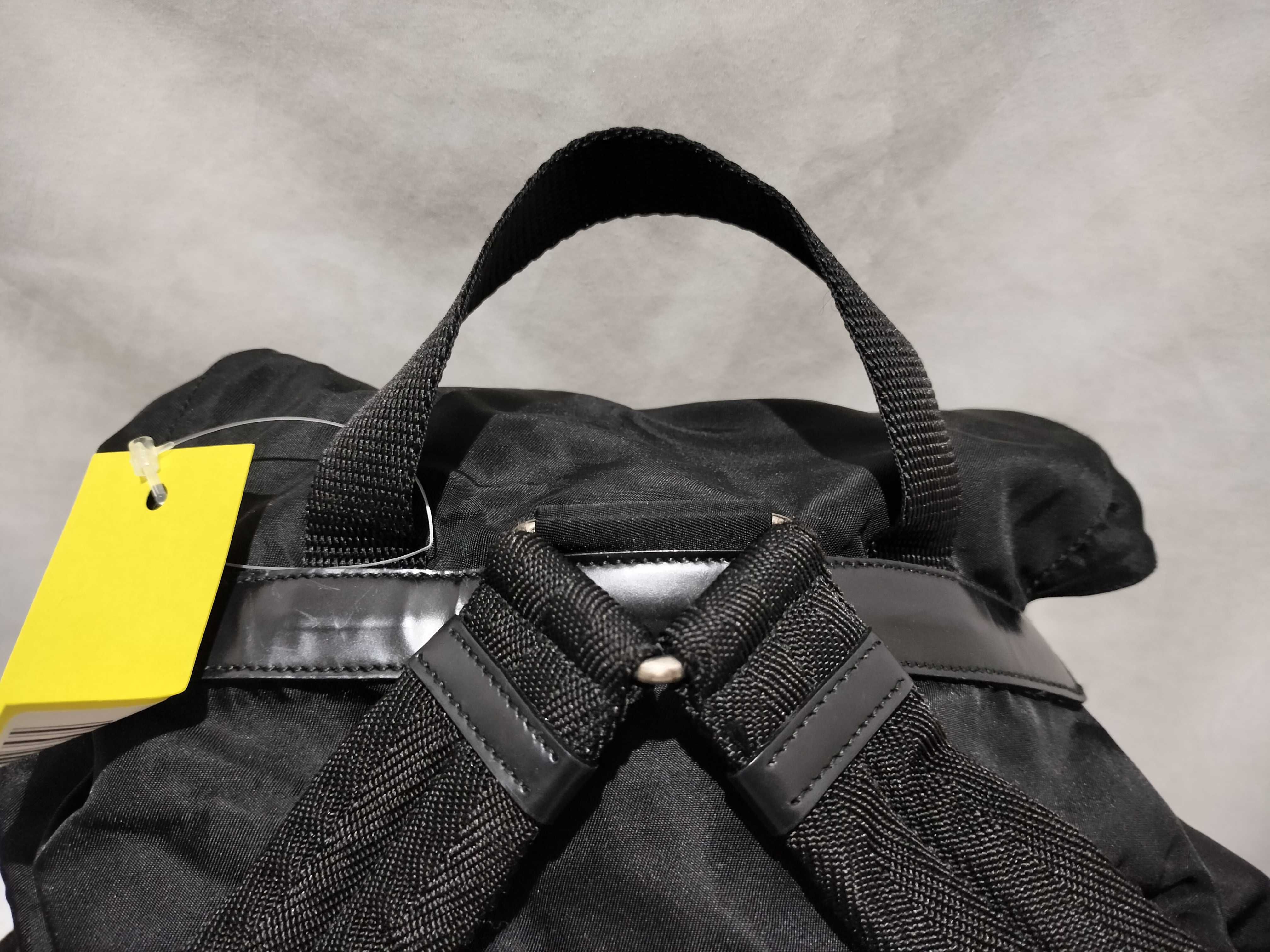 【水曜終了】(10709_0082)▼PRADA ナイロン リュック 三角プレート リュックサック