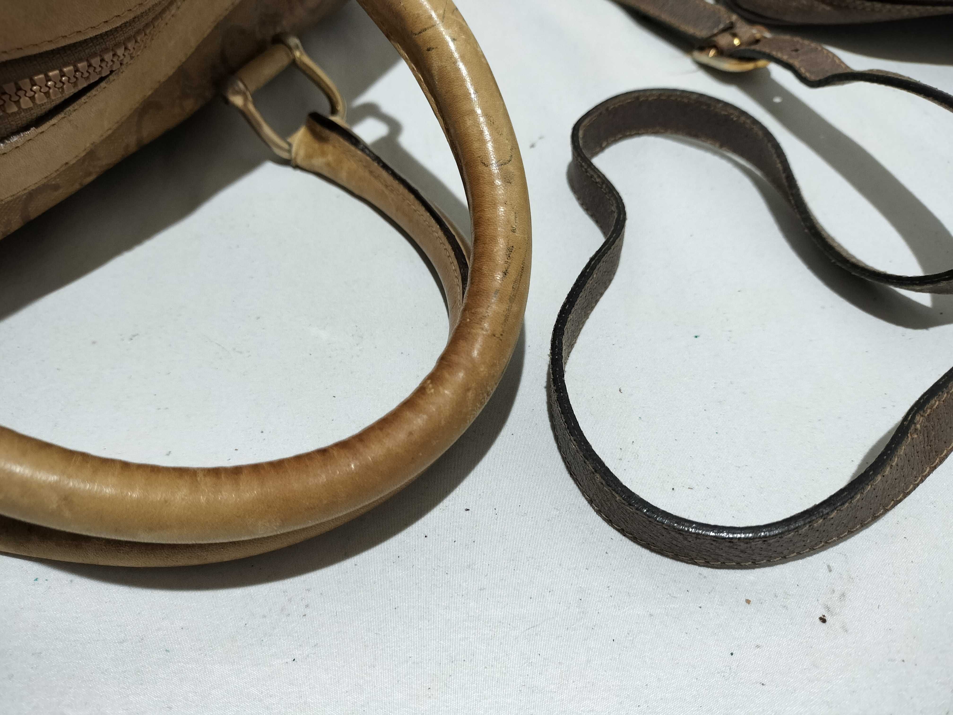 【水曜終了】(10702_0026)GUCCI GGスプリーム シェリー ショルダー/セリーヌ C馬車 ミニボストン 計2点 ショルダーバッグ