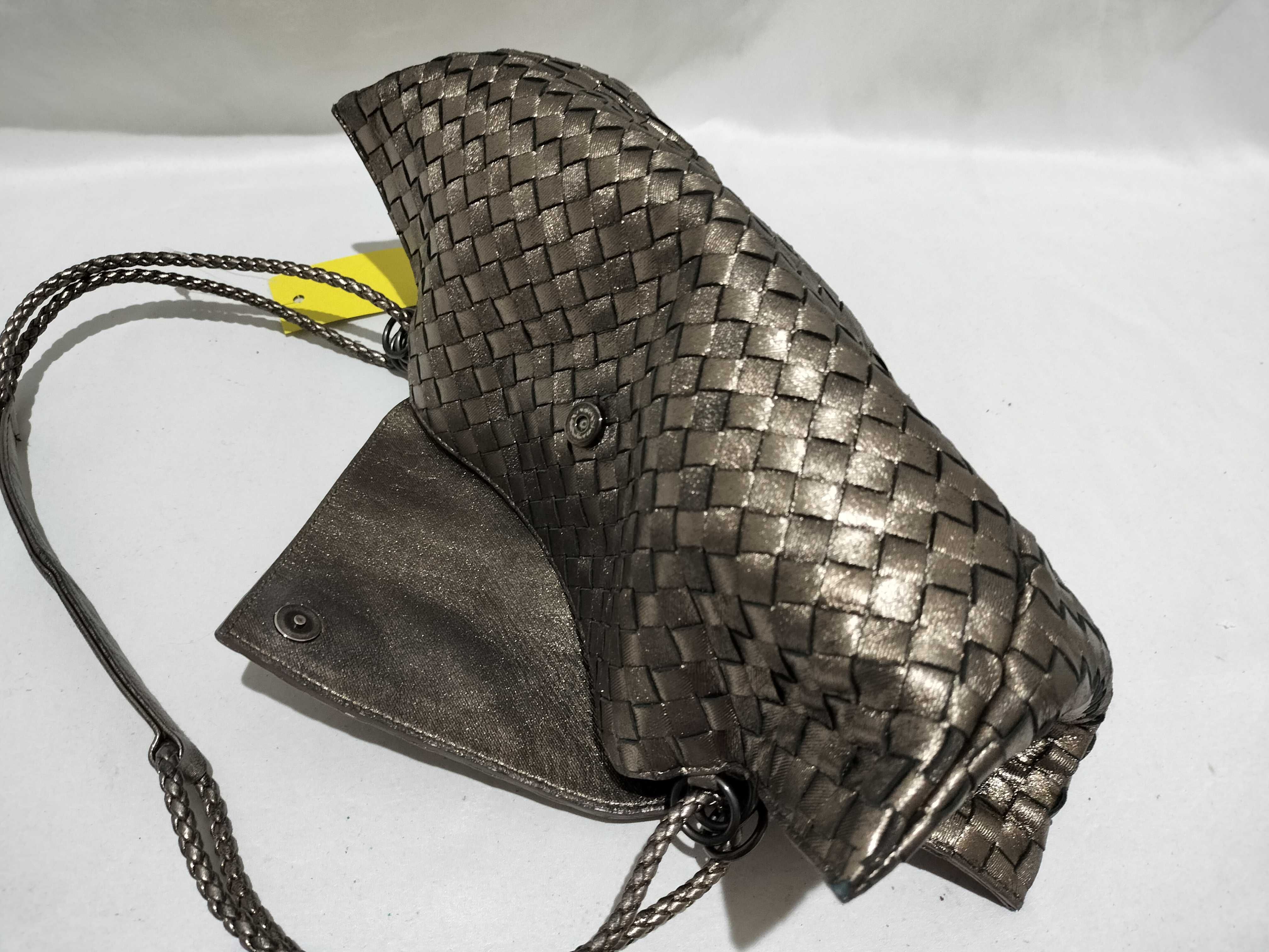 【水曜終了】(10699_0212)BOTTEGA VENETA イントレチャート トート ゴールド系 ハンドバッグ