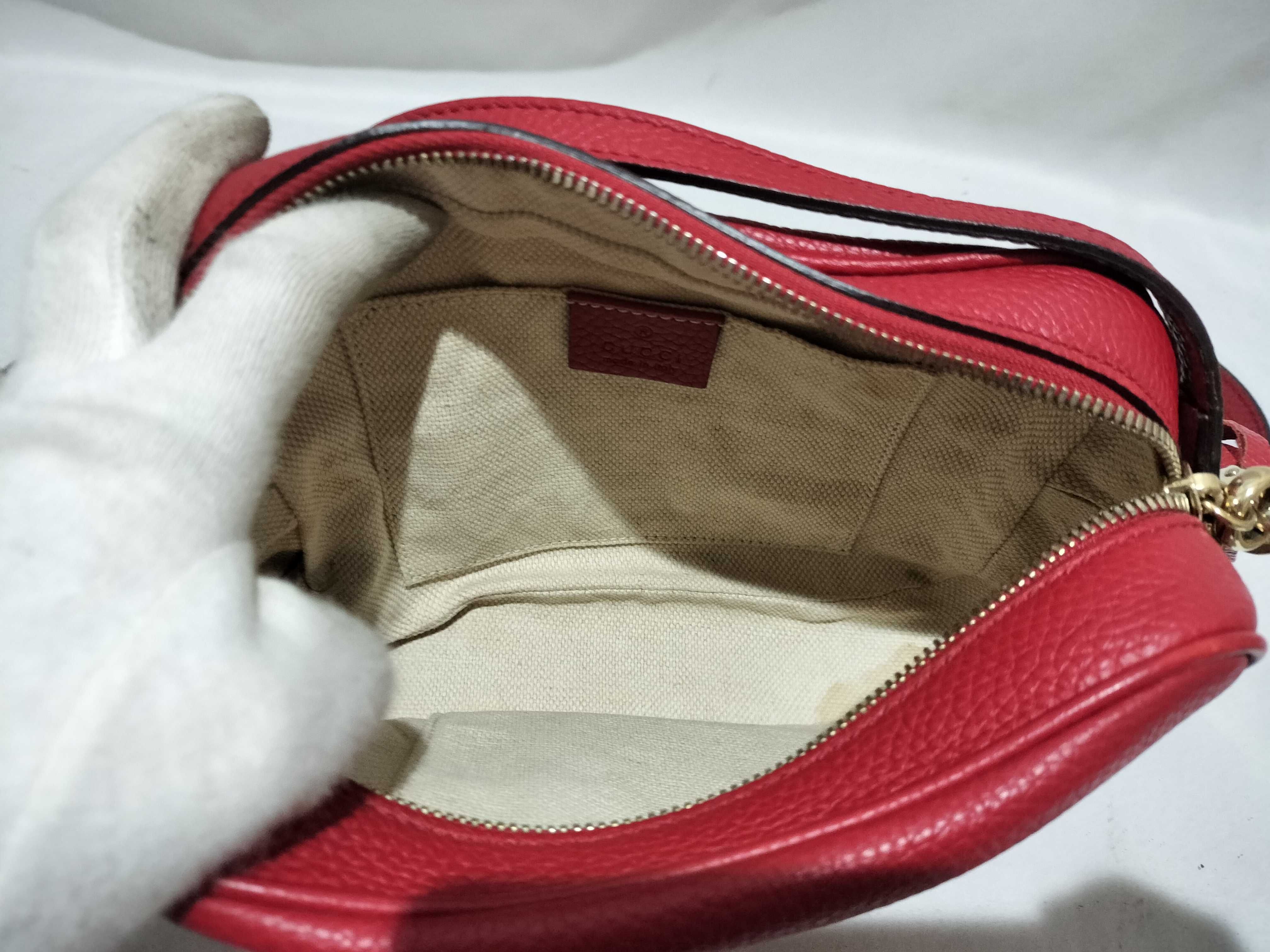 【水曜終了】(10698_0017)GUCCI ソーホー 308364 レザー タッセル ショルダーバッグ ショルダーバッグ