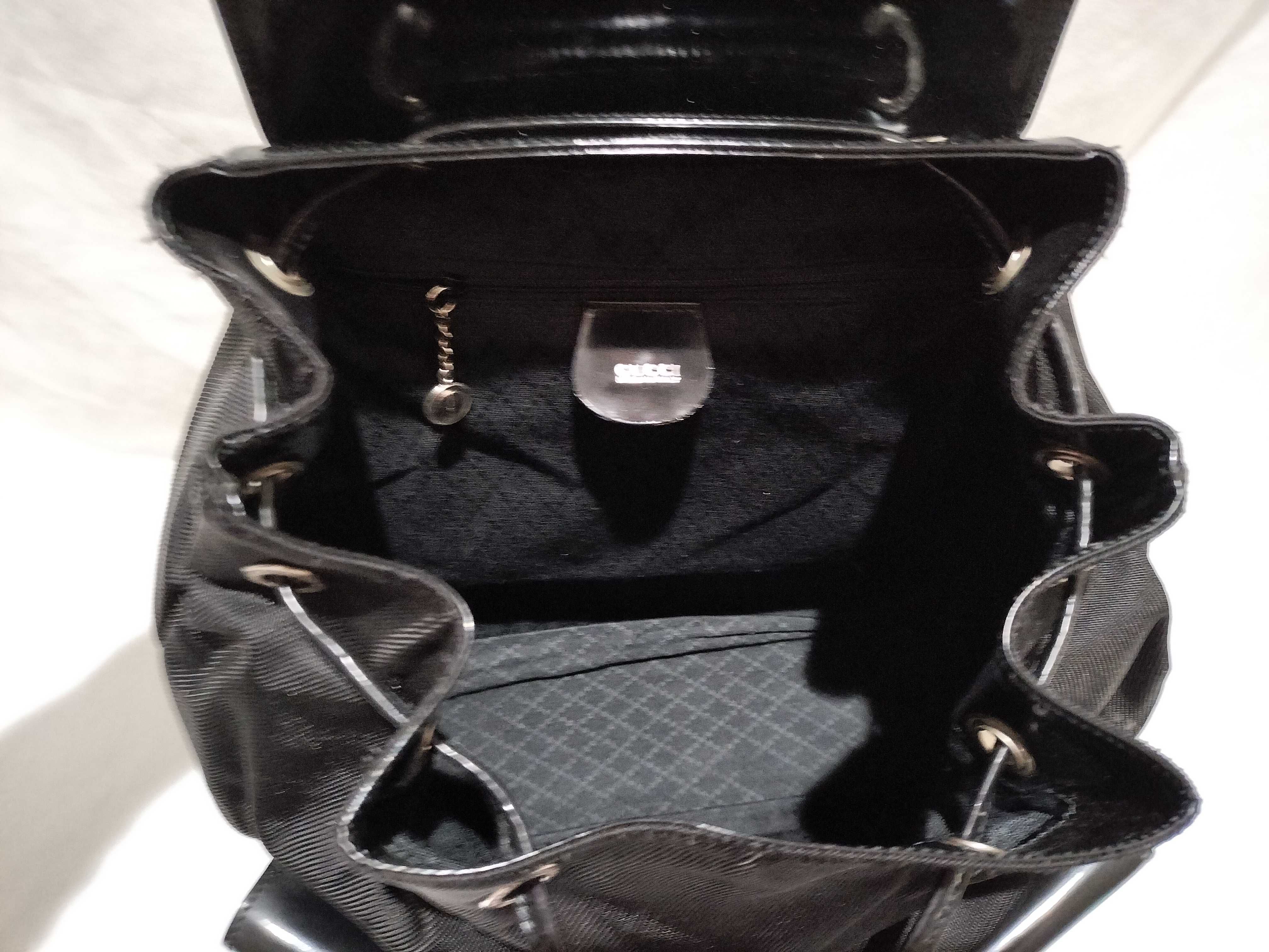 【水曜終了】(10709_0002)▼GUCCI バンブー リュック レザー リュックサック