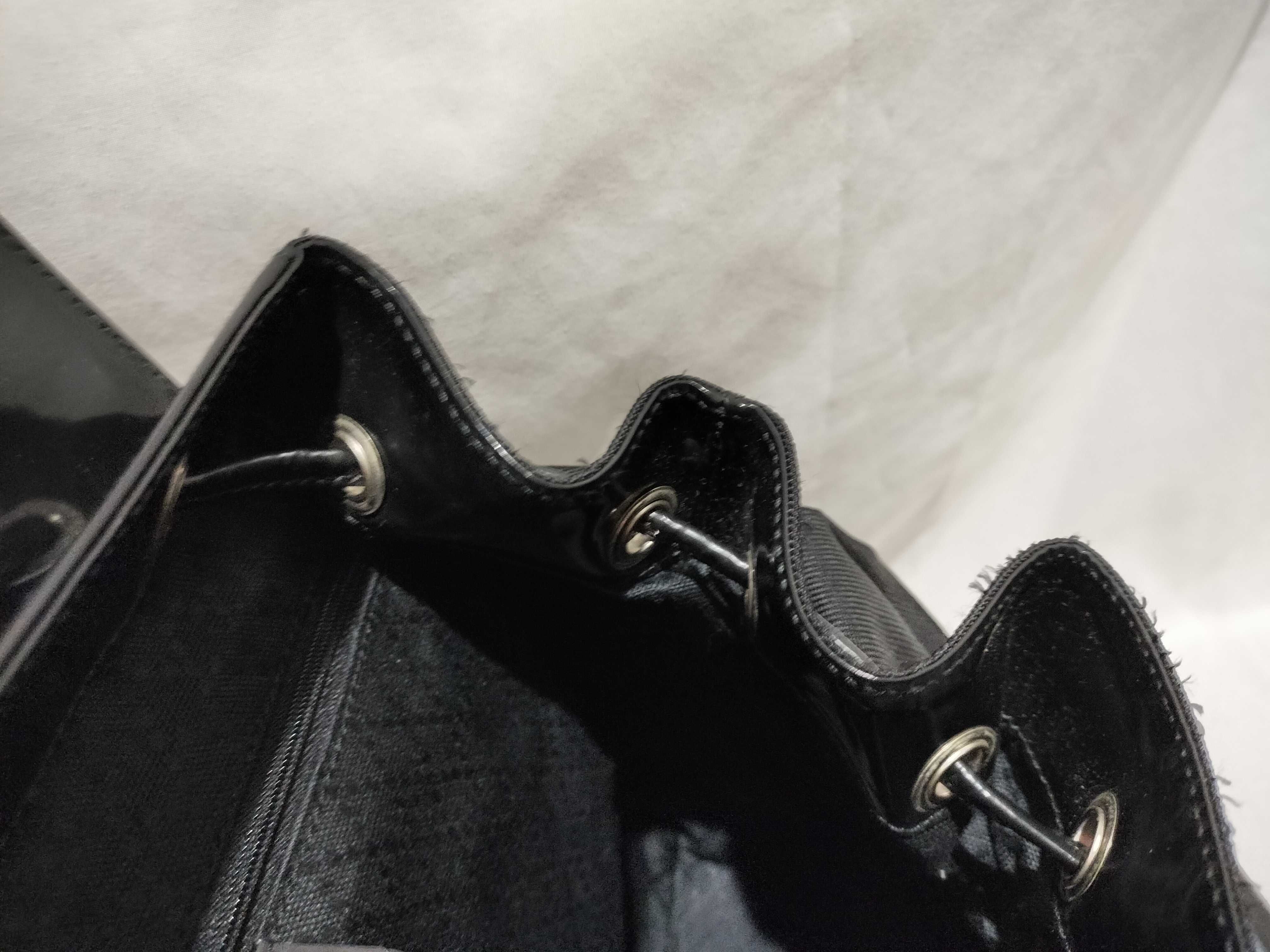 【水曜終了】(10709_0002)▼GUCCI バンブー リュック レザー リュックサック