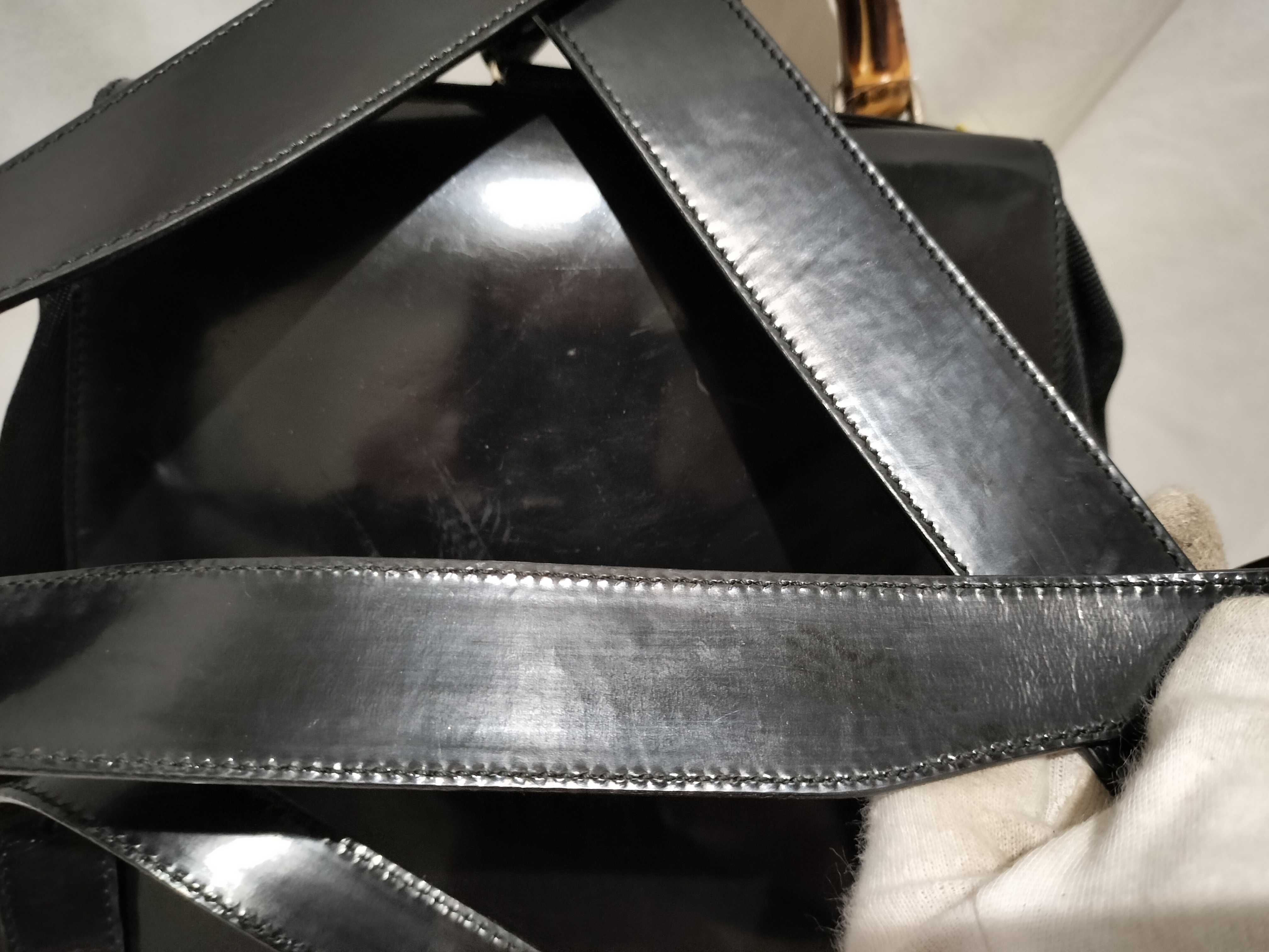 【水曜終了】(10709_0002)▼GUCCI バンブー リュック レザー リュックサック