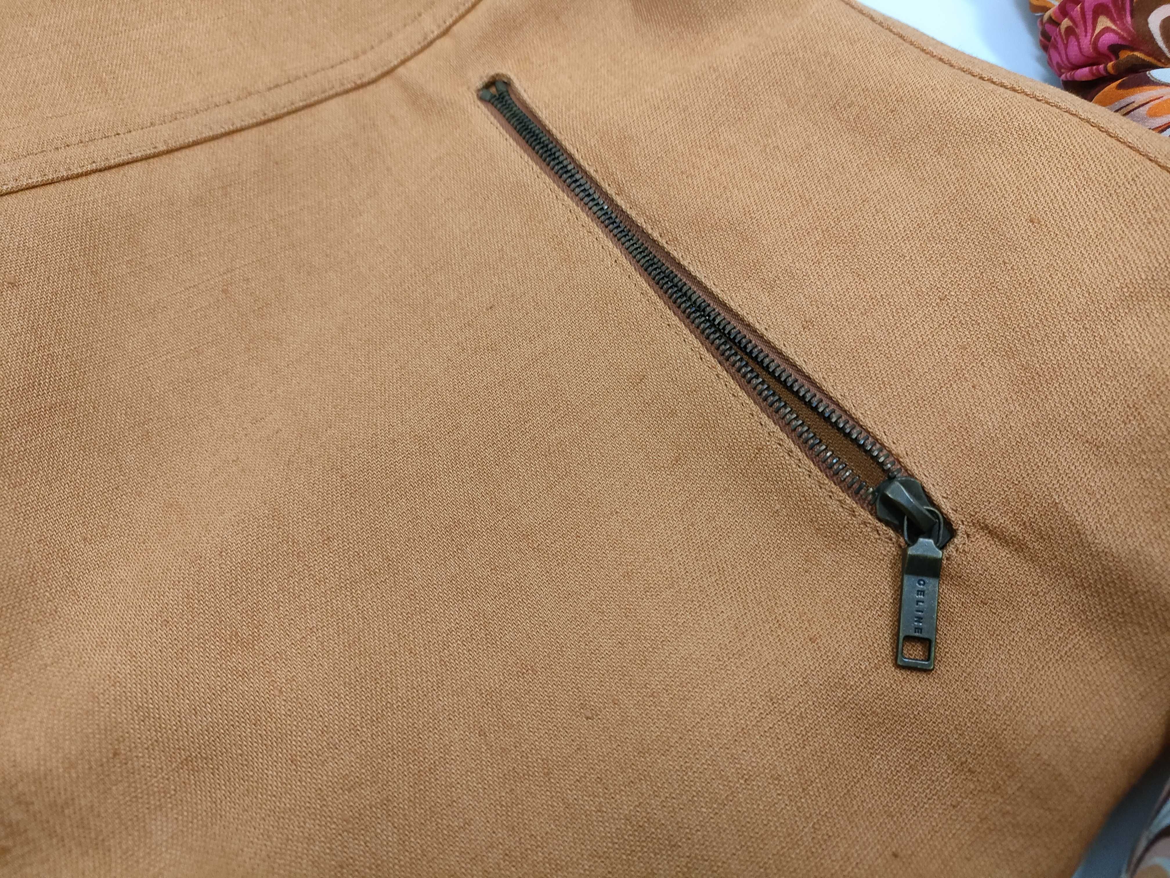 日曜終了(10743_0025)▼CELINE リネン スカートタグ付 トップス2点