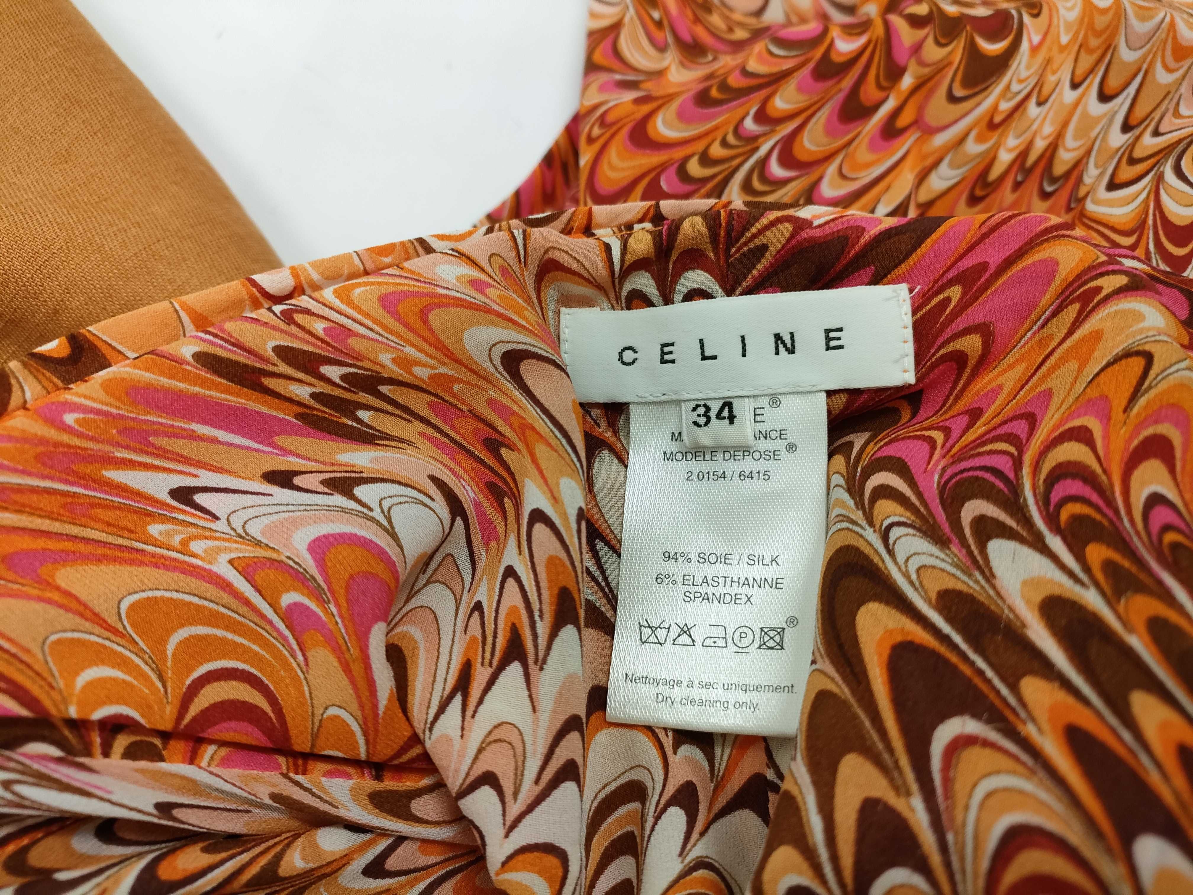 日曜終了(10743_0025)▼CELINE リネン スカートタグ付 トップス2点