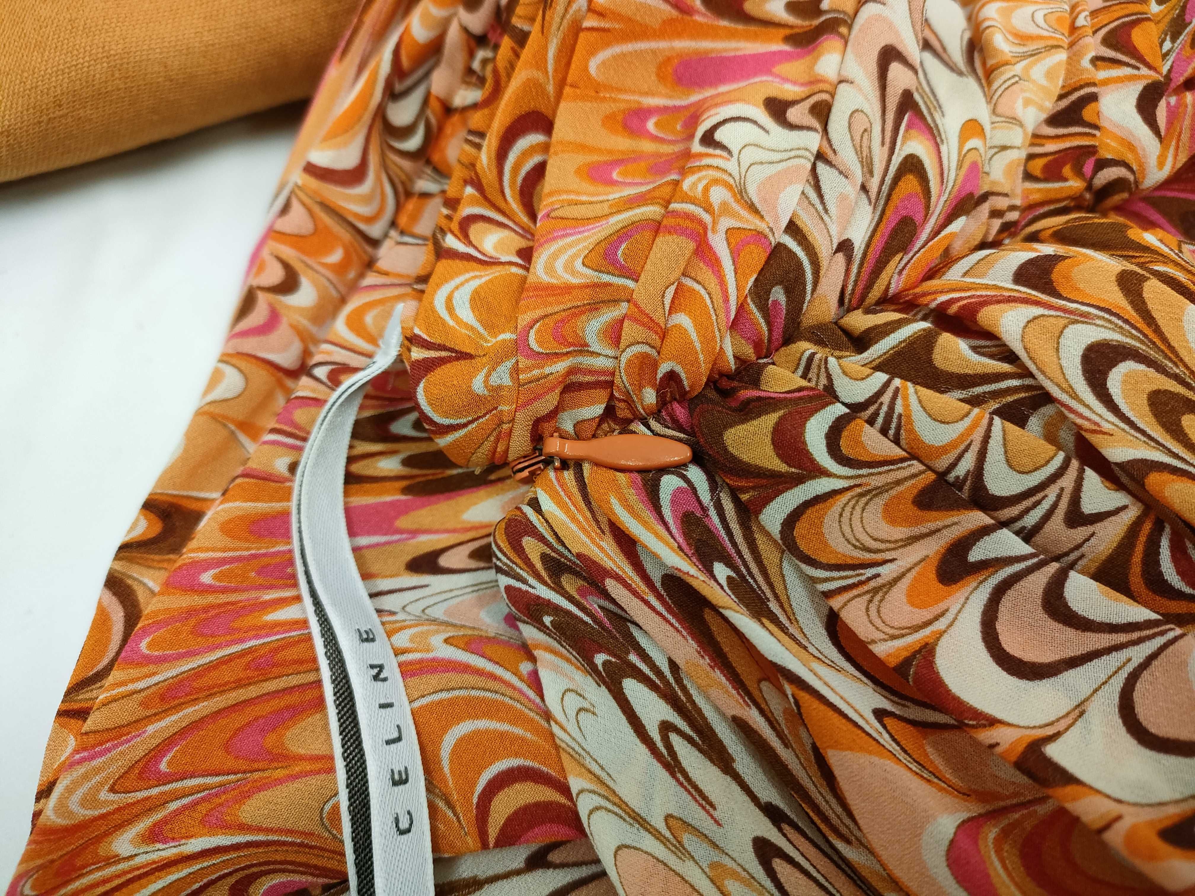 日曜終了(10743_0025)▼CELINE リネン スカートタグ付 トップス2点