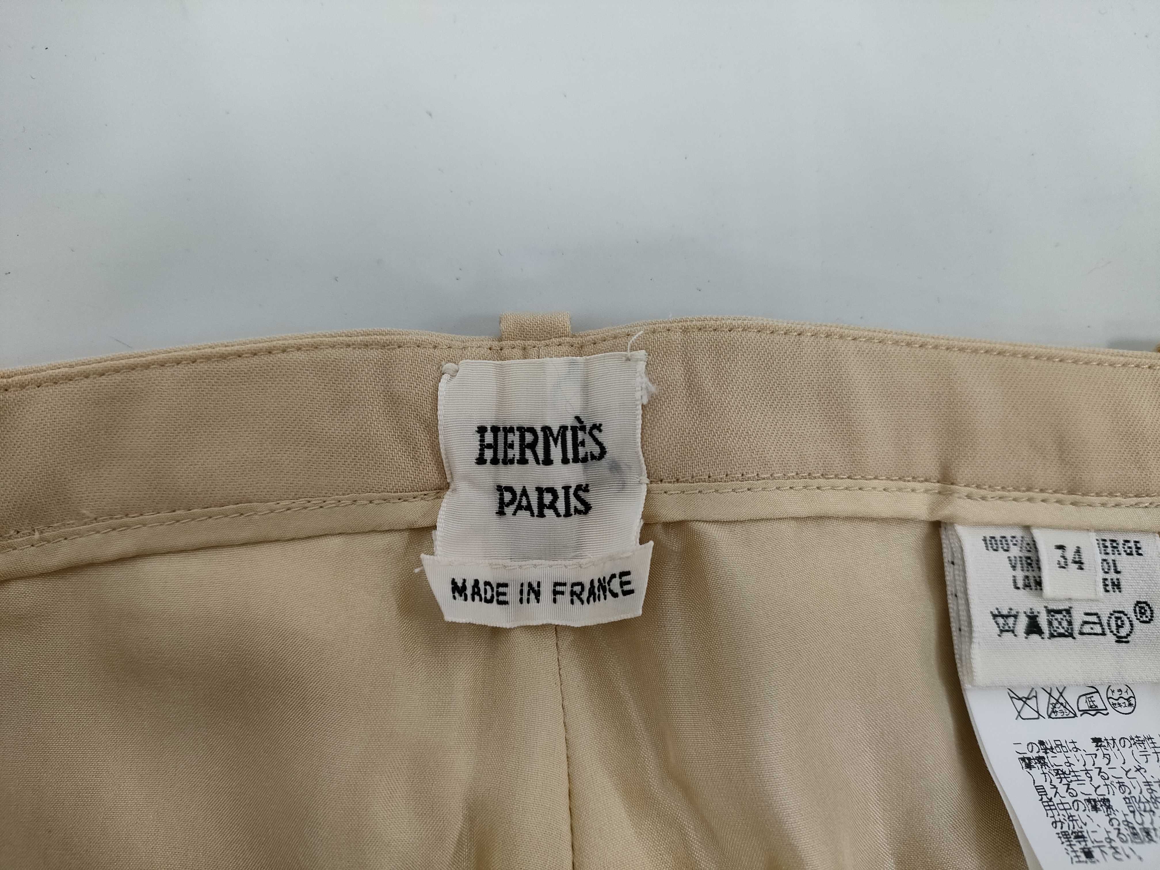 日曜終了(10743_0002)▼HERMES エルメス ズボン/スカートセット パンツ