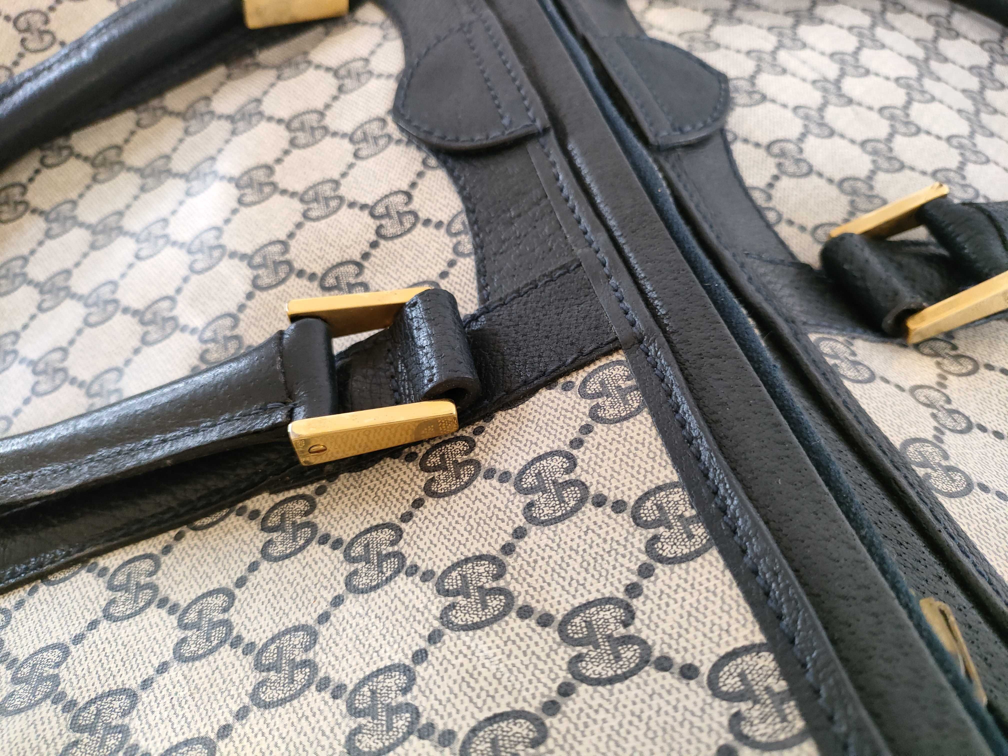 【水曜終了】(10827_0002)GUCCI GG ボストン ※内劣化 ボストンバッグ