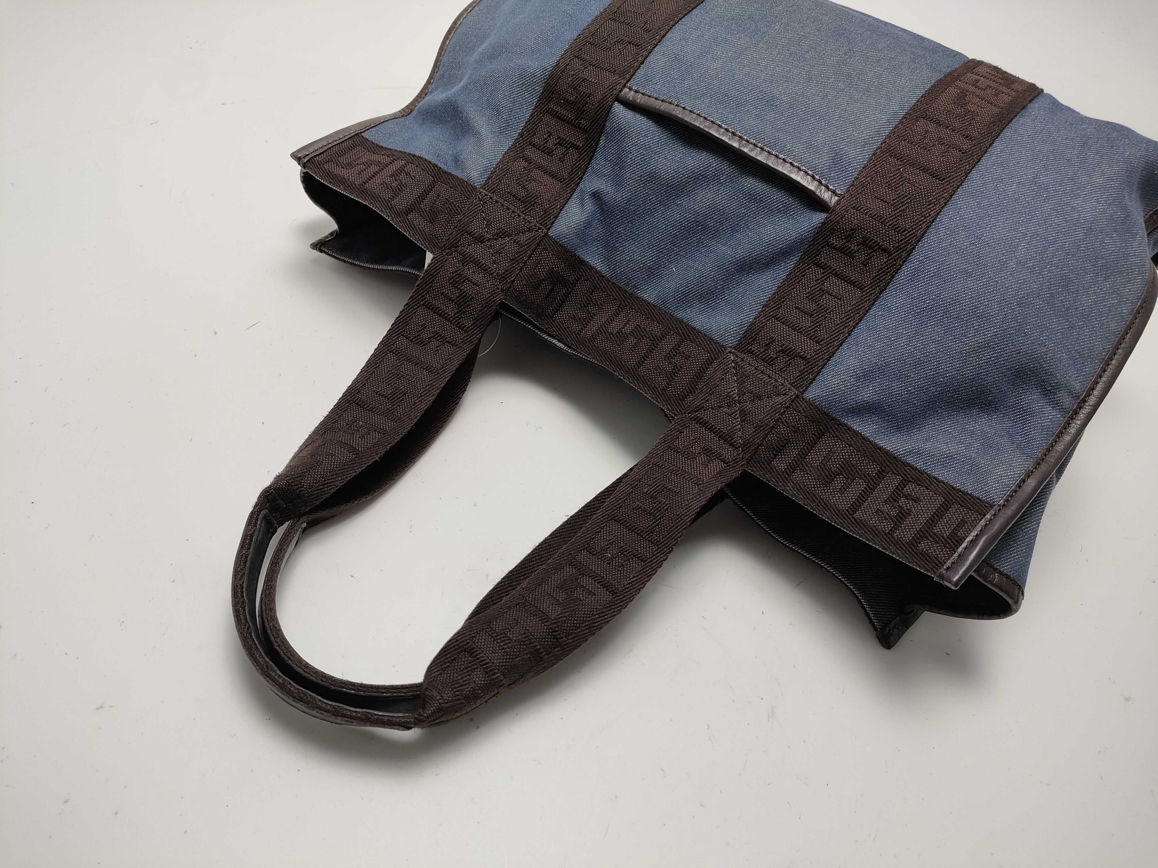 【水曜終了】(10827_0065)FENDI デニム トート トートバッグ