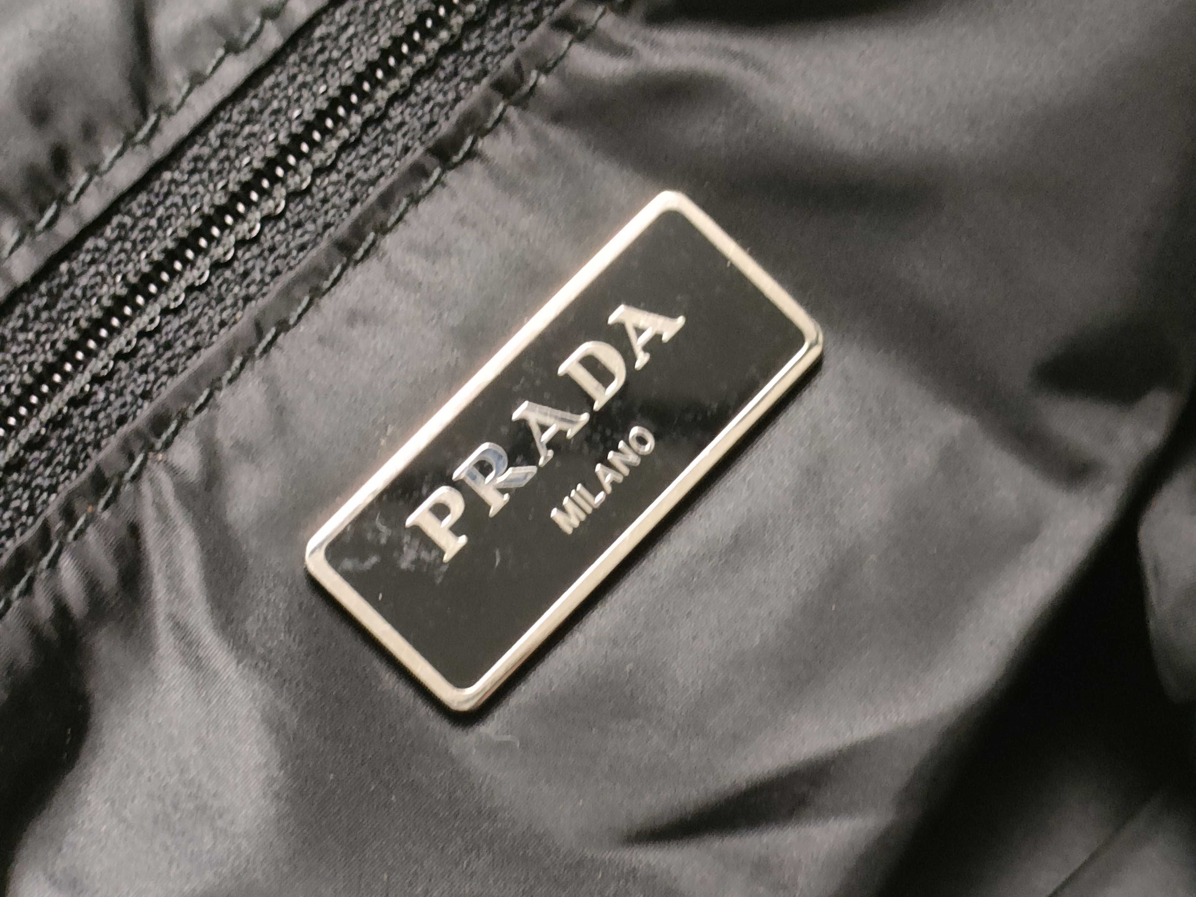 【水曜終了】(10827_0039)▼PRADA ナイロン 三角プレート 花柄 トート トートバッグ