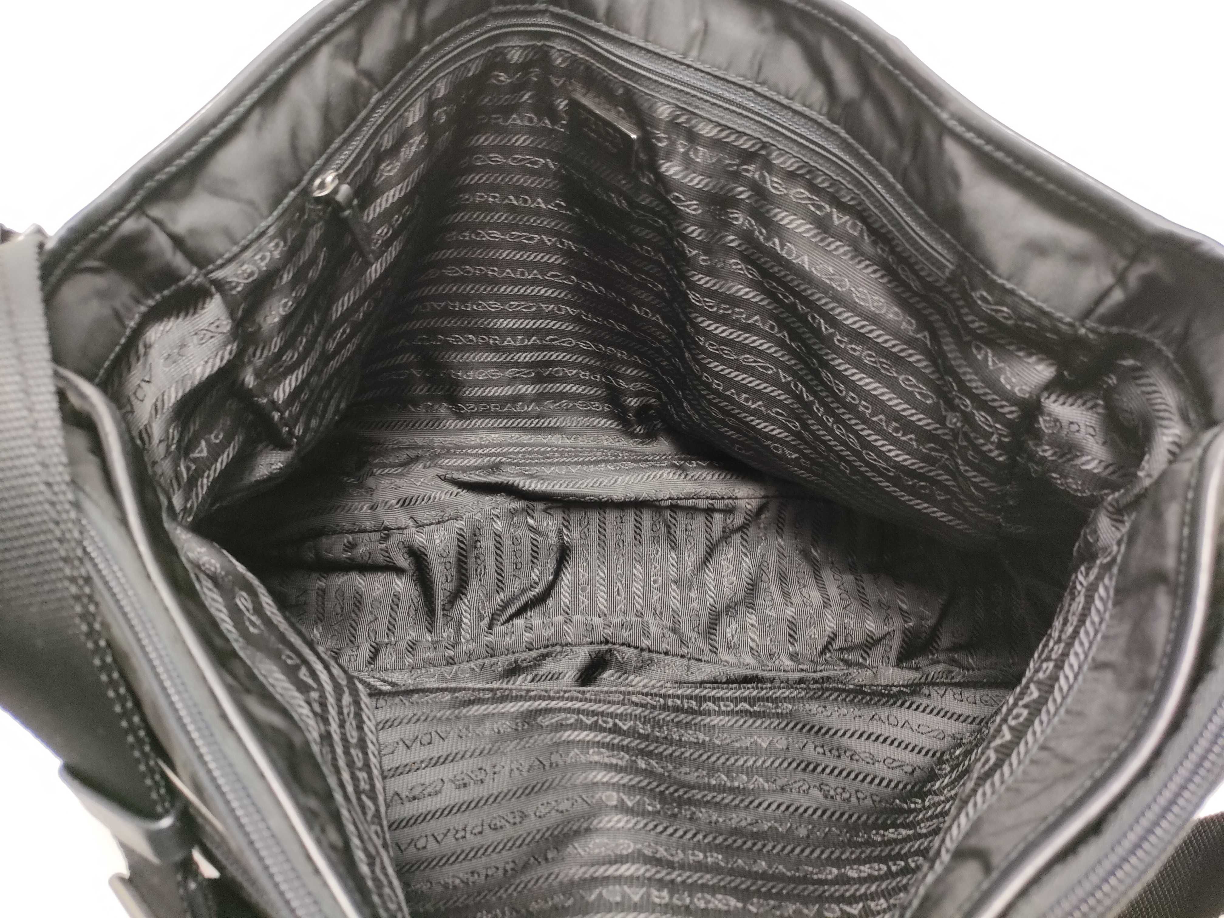 【水曜終了】(10827_0056)PRADA ナイロン ショルダー フラップ ショルダーバッグ