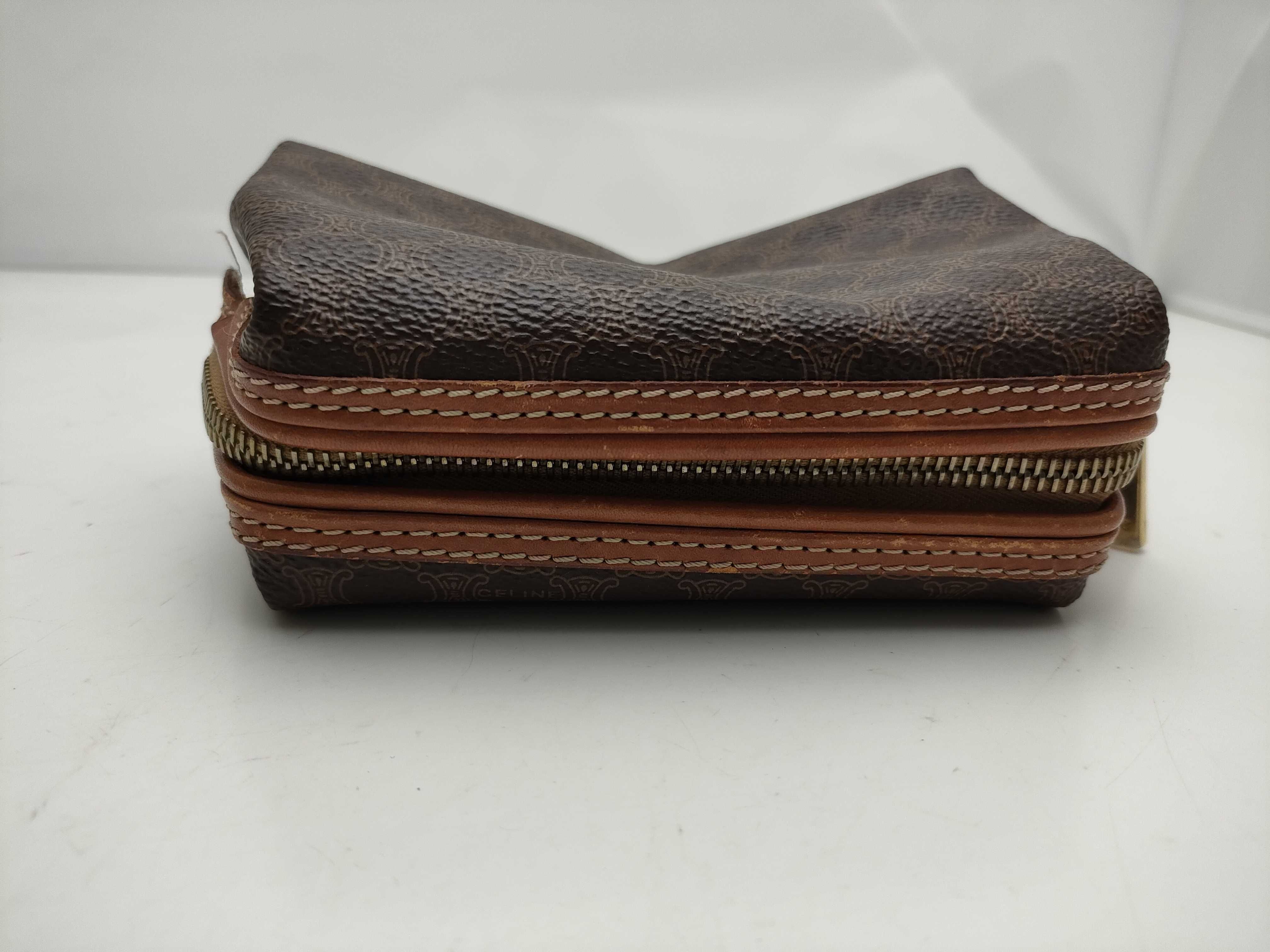 【水曜終了】(10827_0027)▼CELINE マカダム コスメポーチ ポーチ