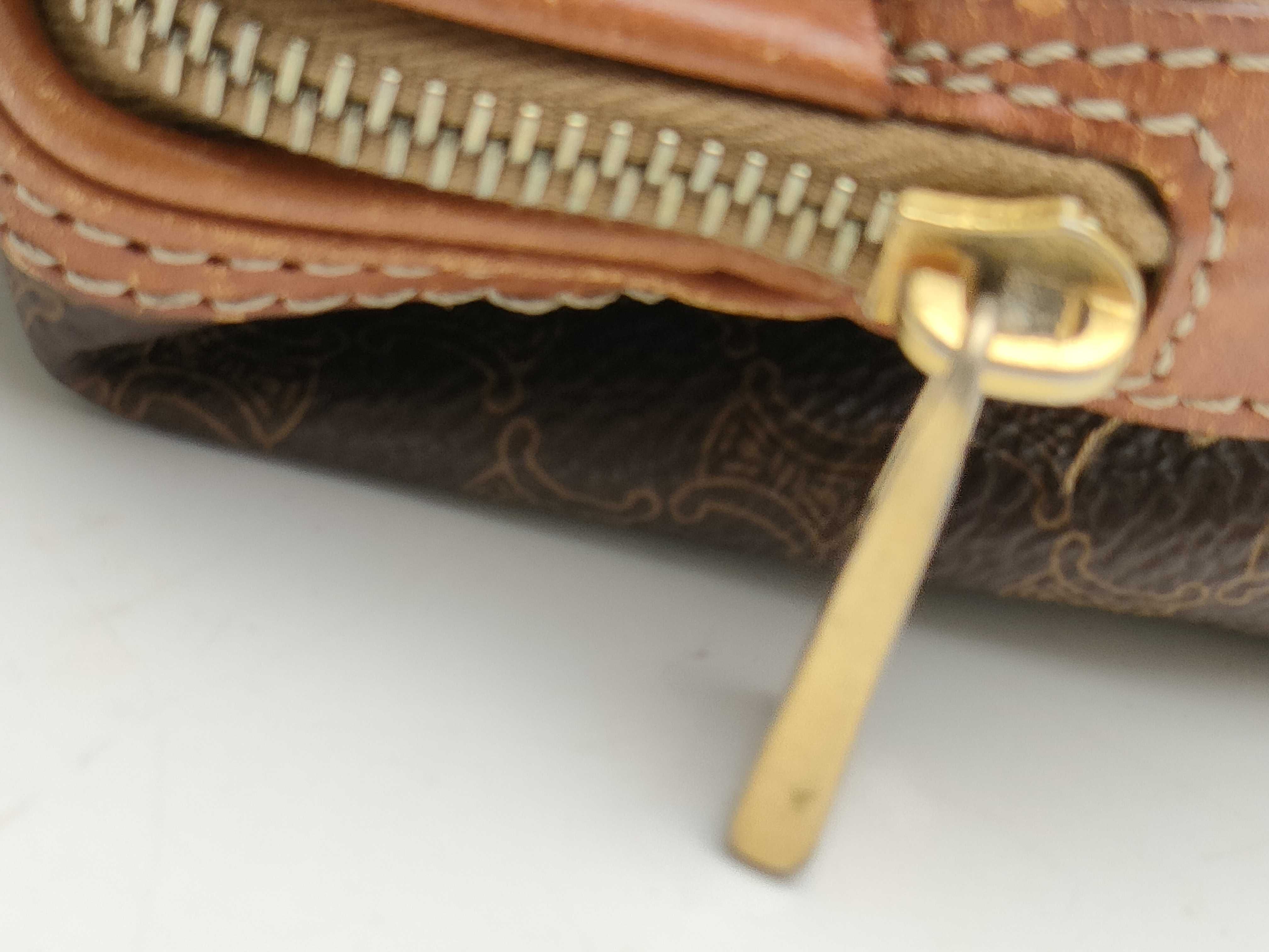 【水曜終了】(10827_0027)▼CELINE マカダム コスメポーチ ポーチ