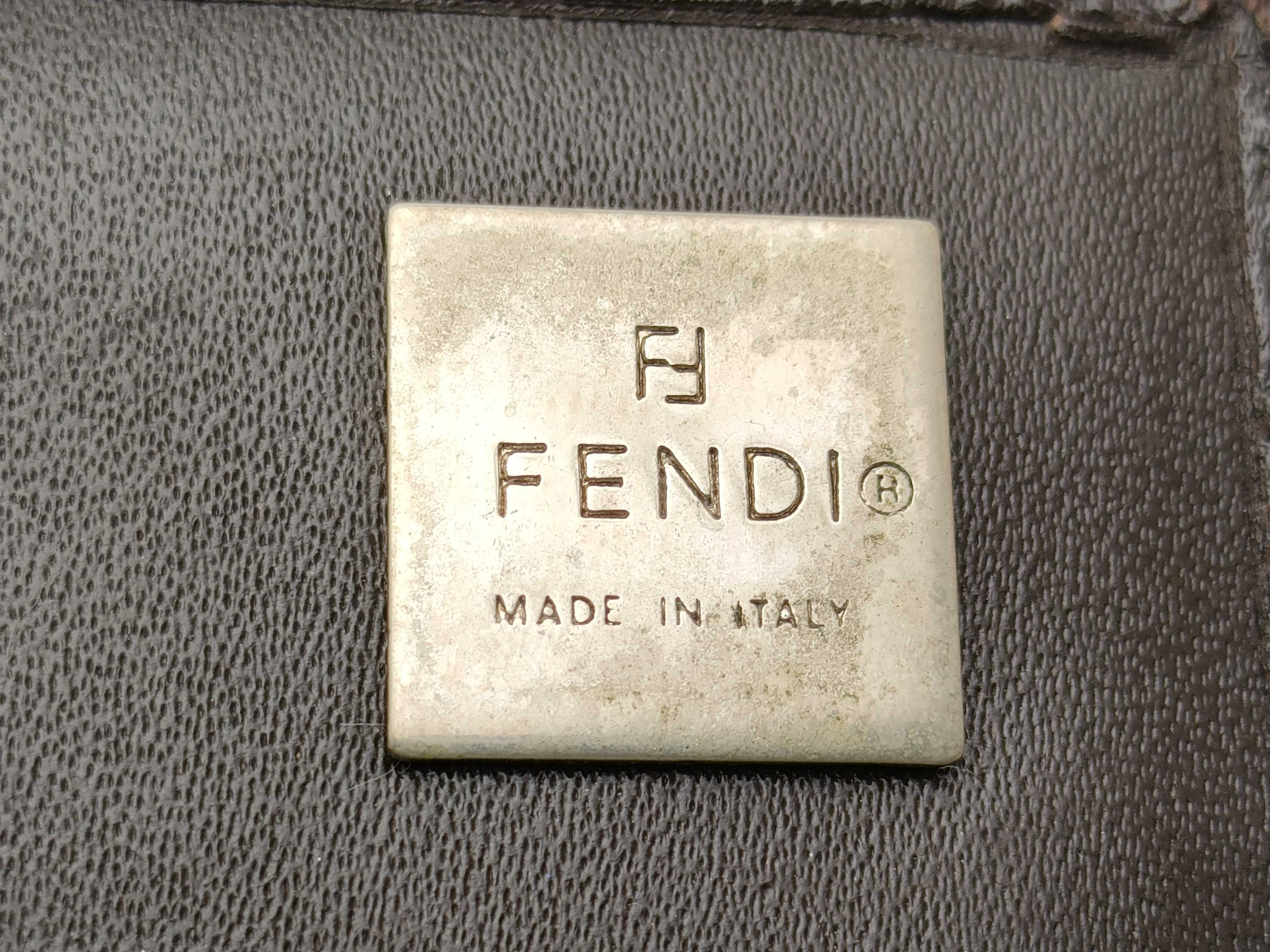 【水曜終了】(10827_0069)FENDI ズッカ柄 ズッカ キャンバス 長財布 財布