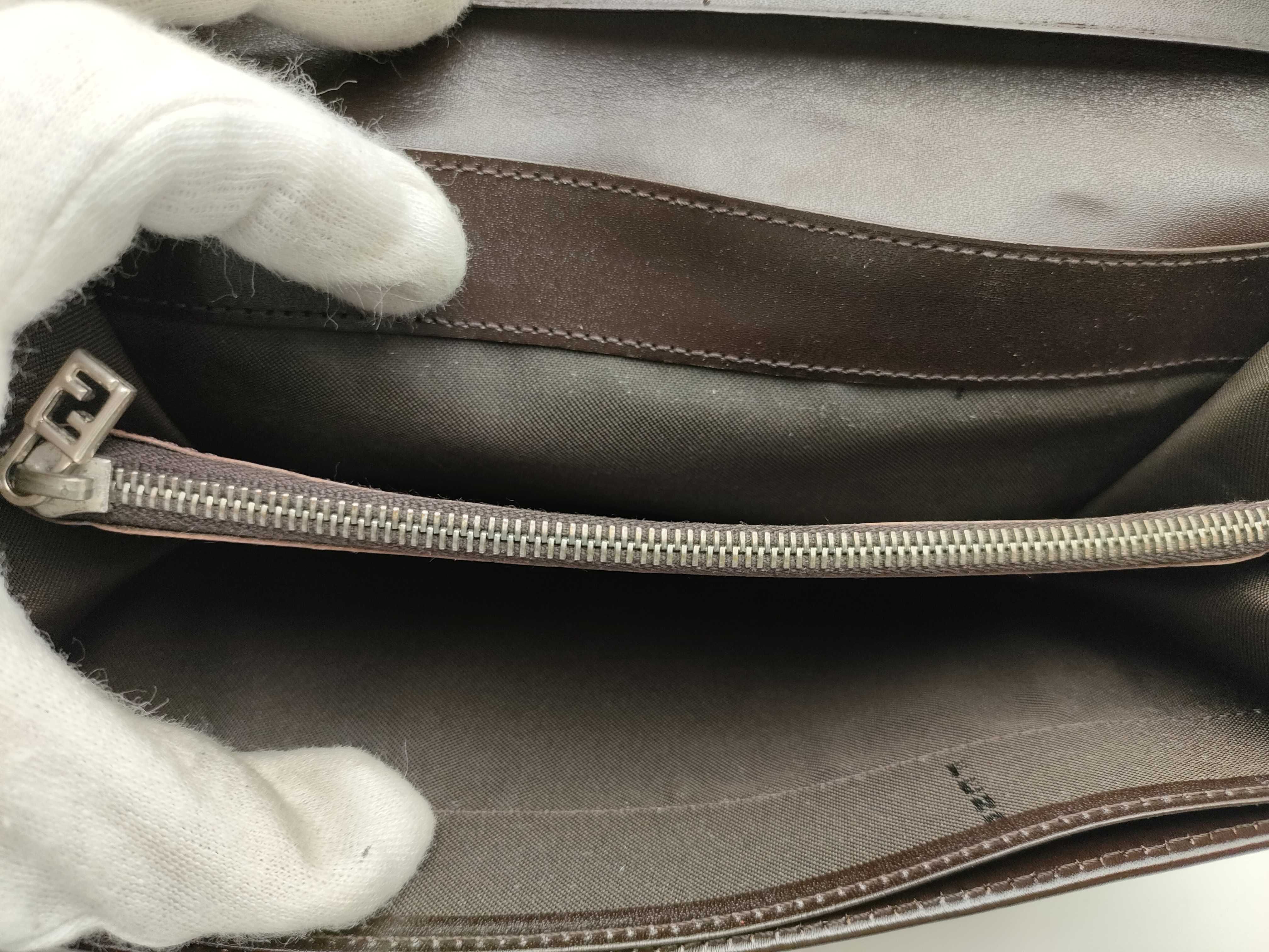 【水曜終了】(10827_0069)FENDI ズッカ柄 ズッカ キャンバス 長財布 財布