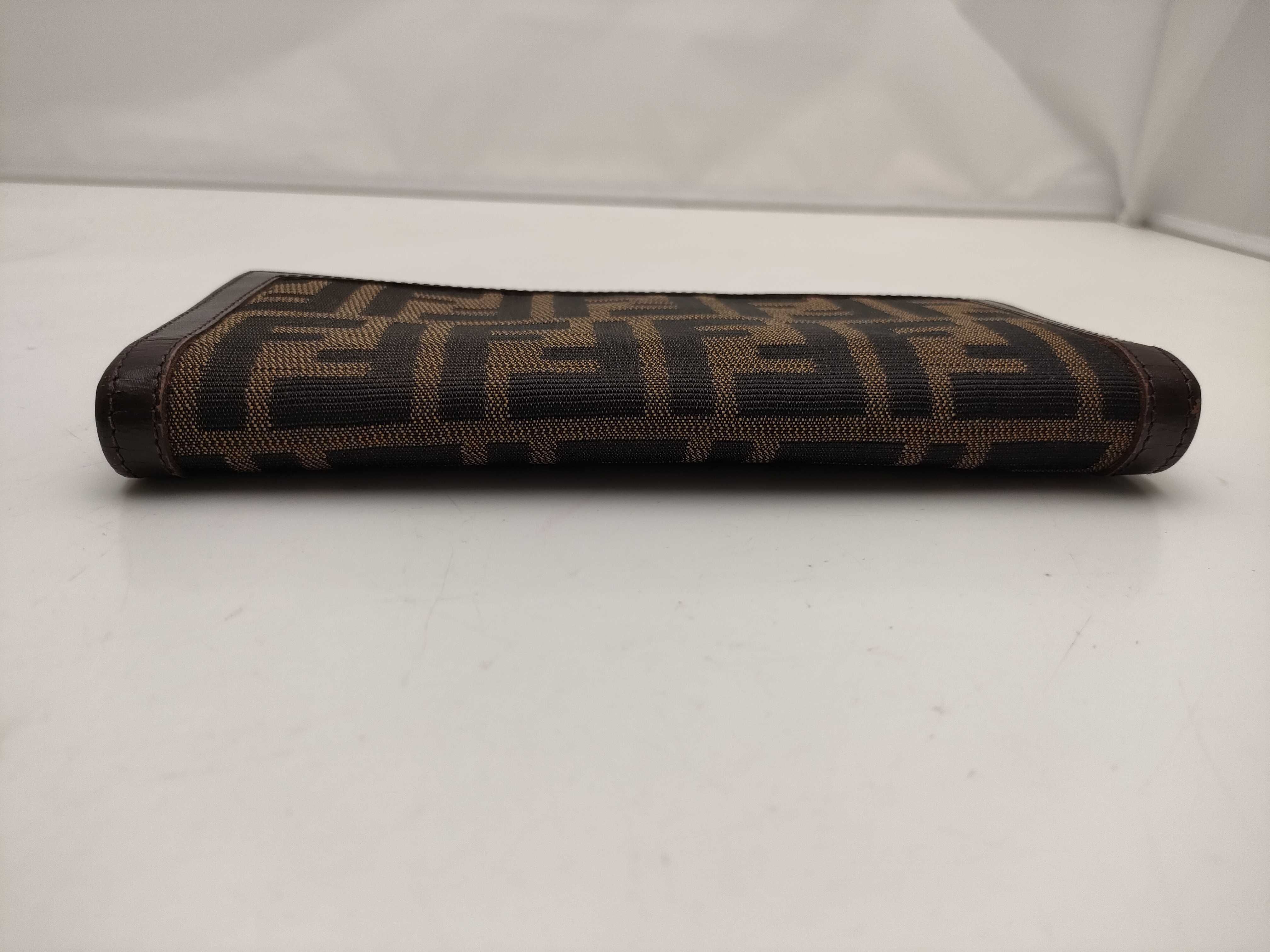 【水曜終了】(10827_0069)FENDI ズッカ柄 ズッカ キャンバス 長財布 財布