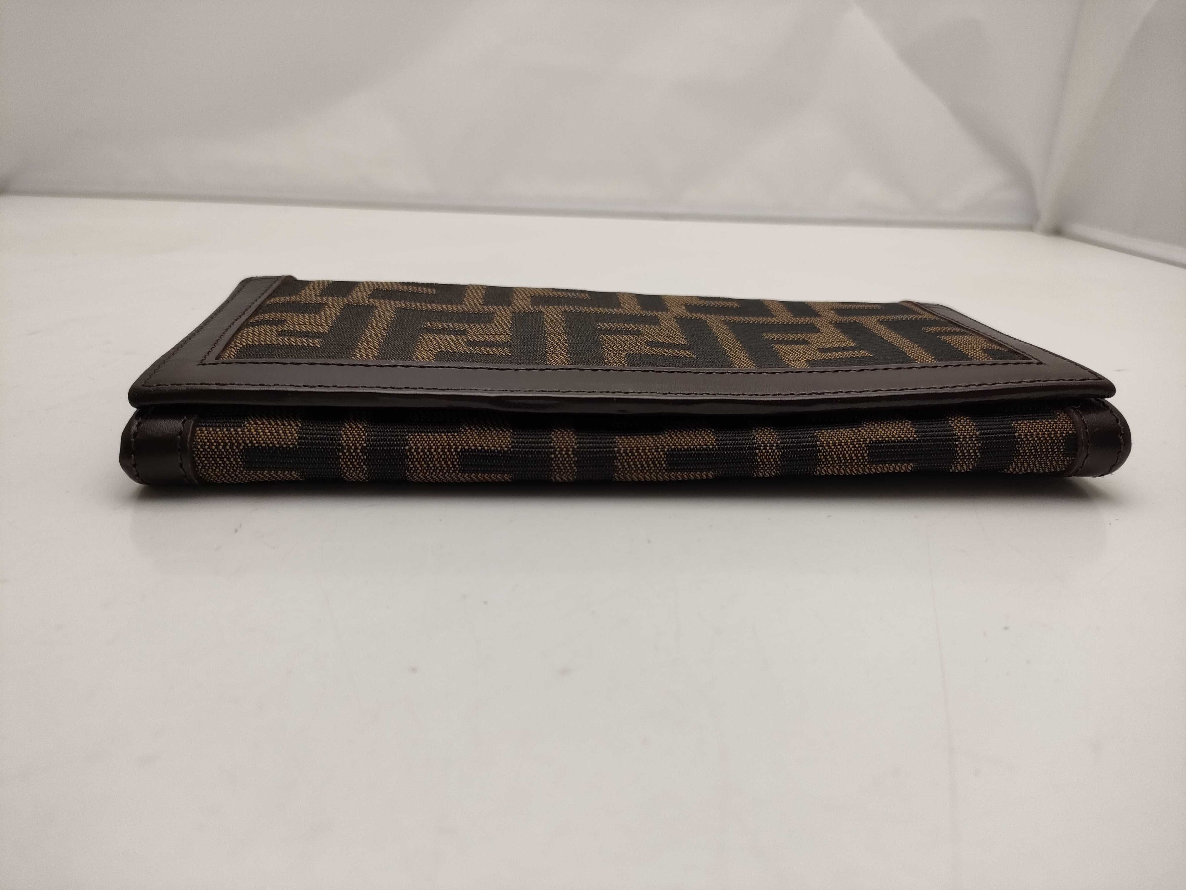 【水曜終了】(10827_0069)FENDI ズッカ柄 ズッカ キャンバス 長財布 財布