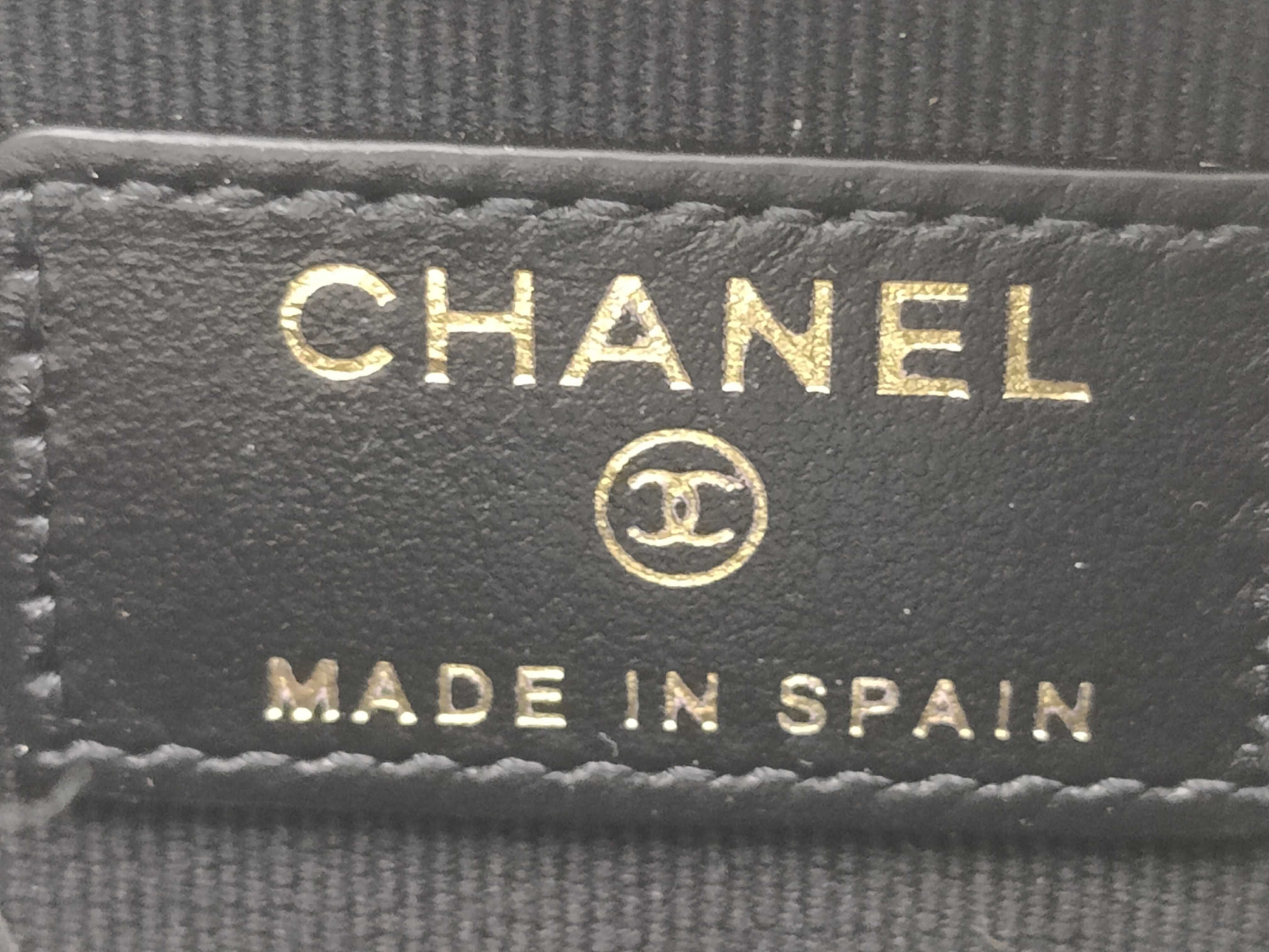 【水曜終了】(10814_0044)CHANEL キャビアスキン コンパクトウォレット ラウンドジップ 財布