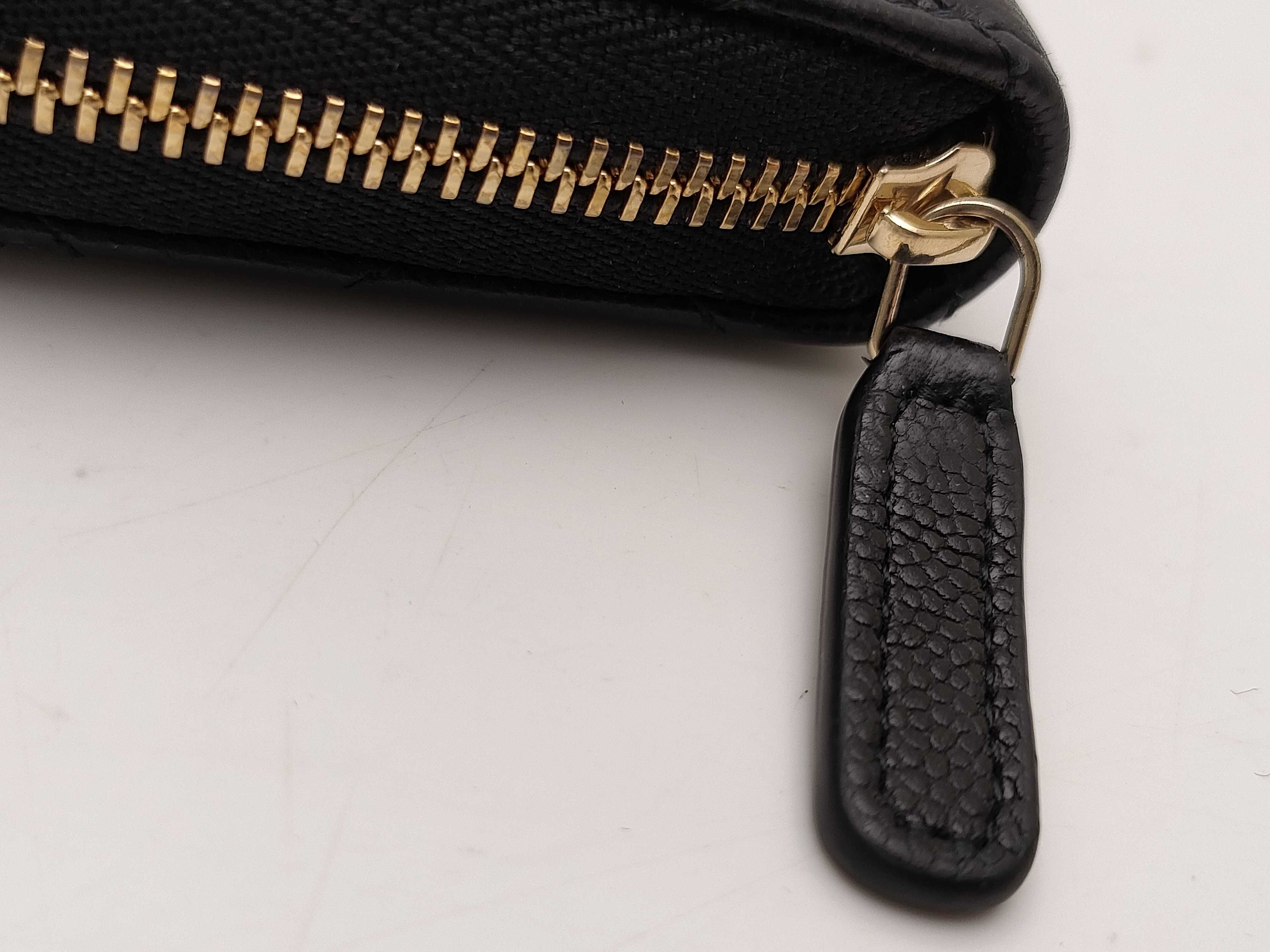 【水曜終了】(10814_0044)CHANEL キャビアスキン コンパクトウォレット ラウンドジップ 財布