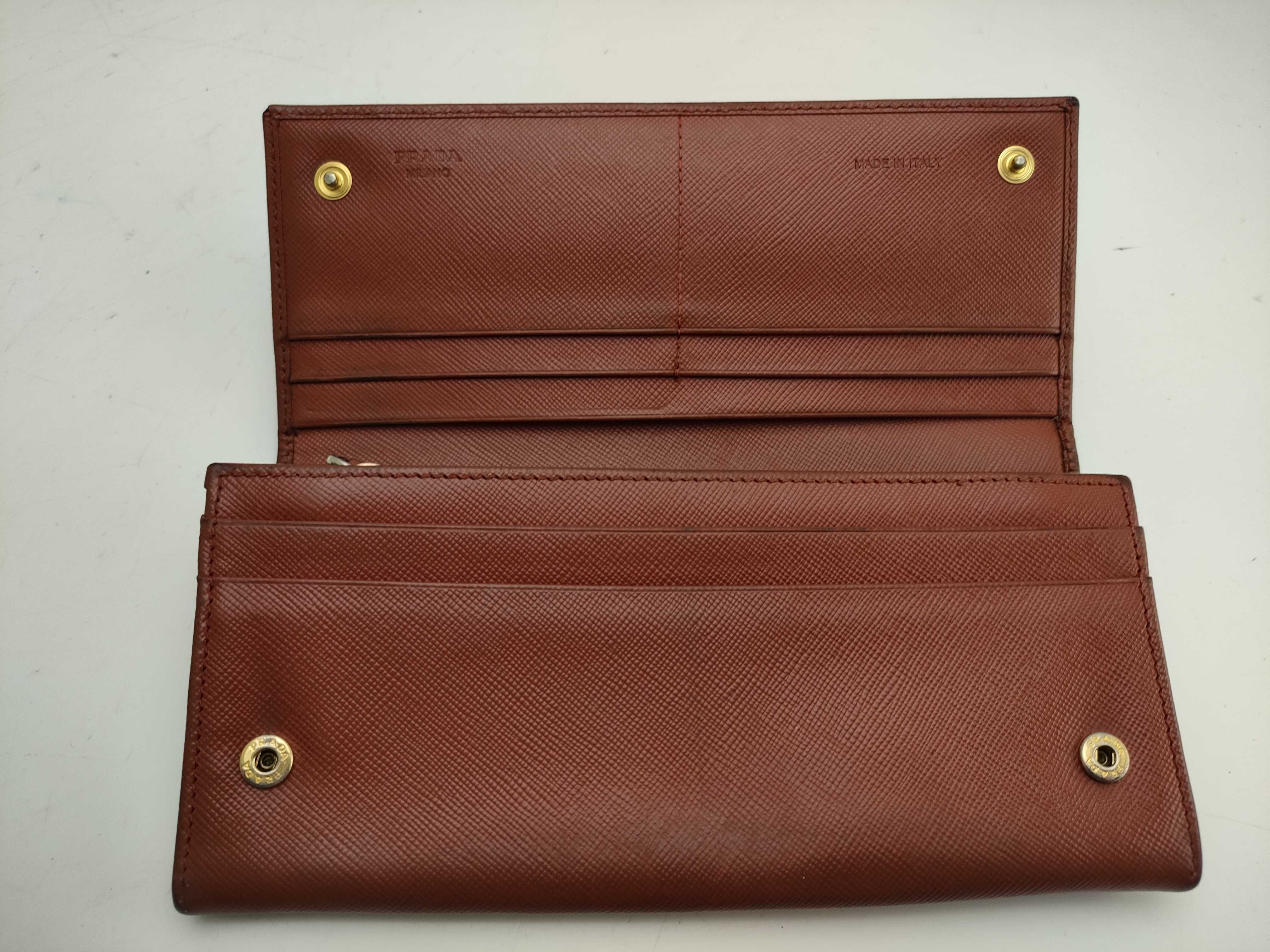 【水曜終了】(10827_0052)PRADA サフィアーノ 財布 財布