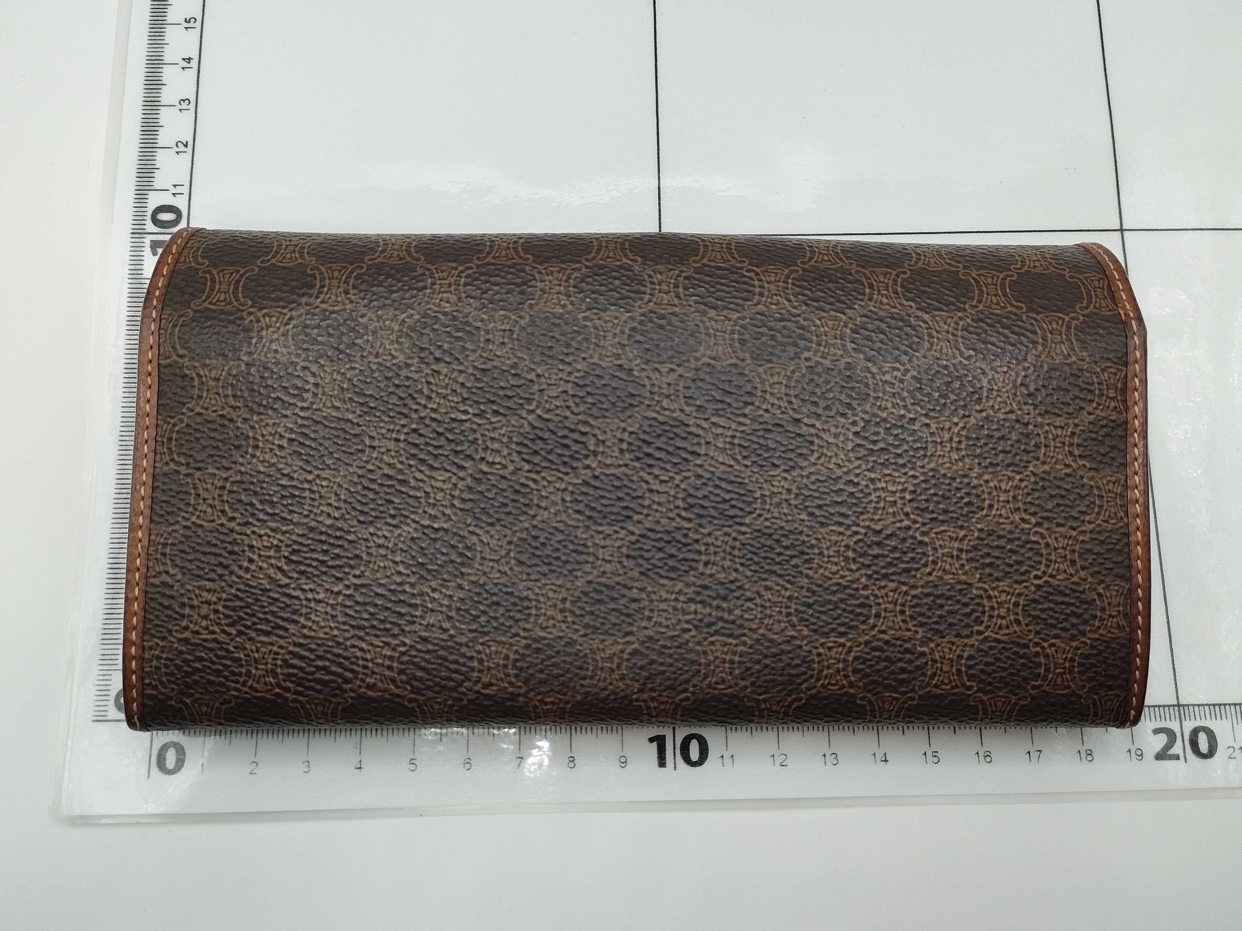 【水曜終了】(10827_0036)CELINE マカダム 長財布 財布