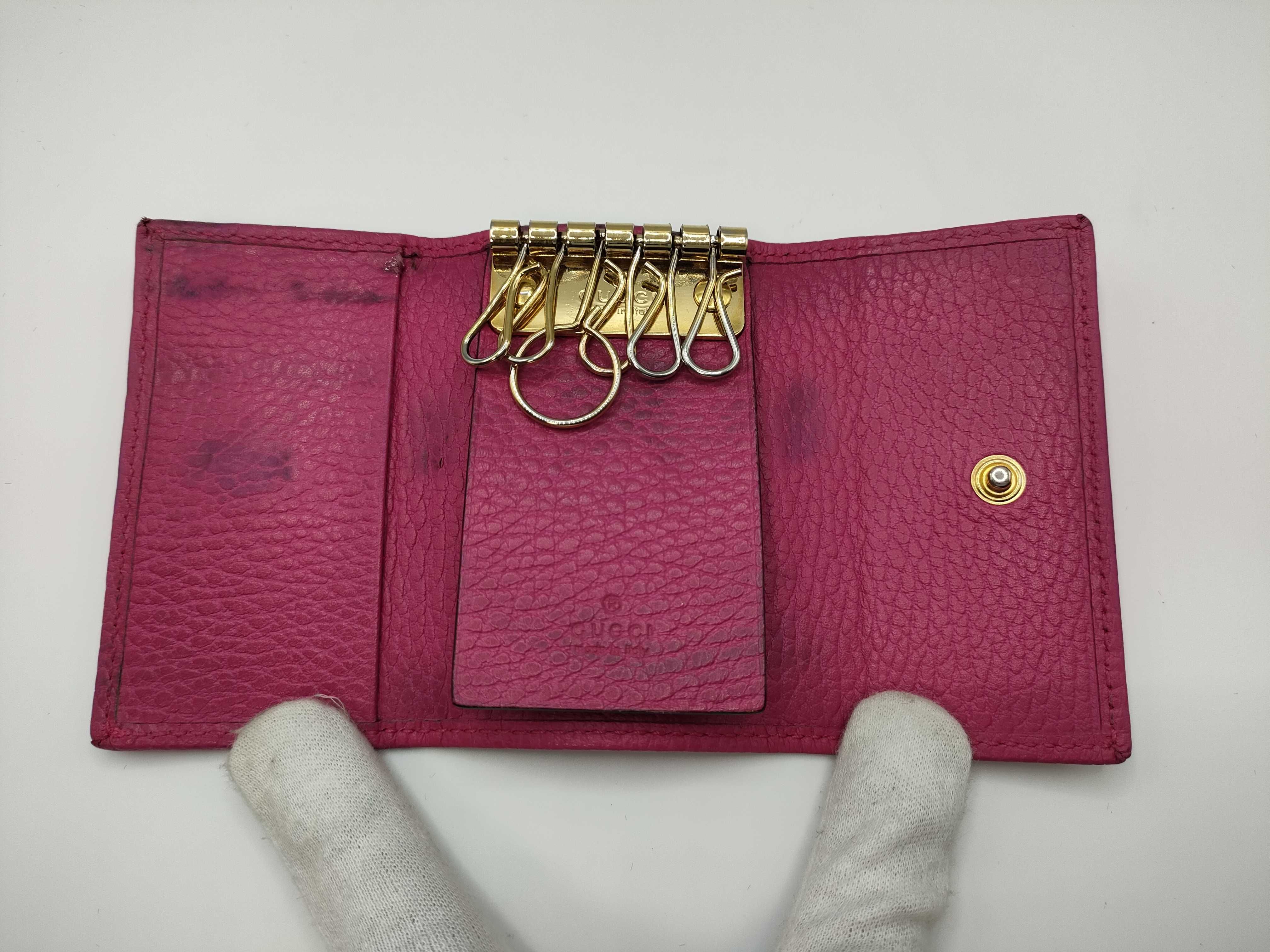 【水曜終了】(10827_0022)GUCCI マーモント キーケース 456118 キーケース・キーホルダー