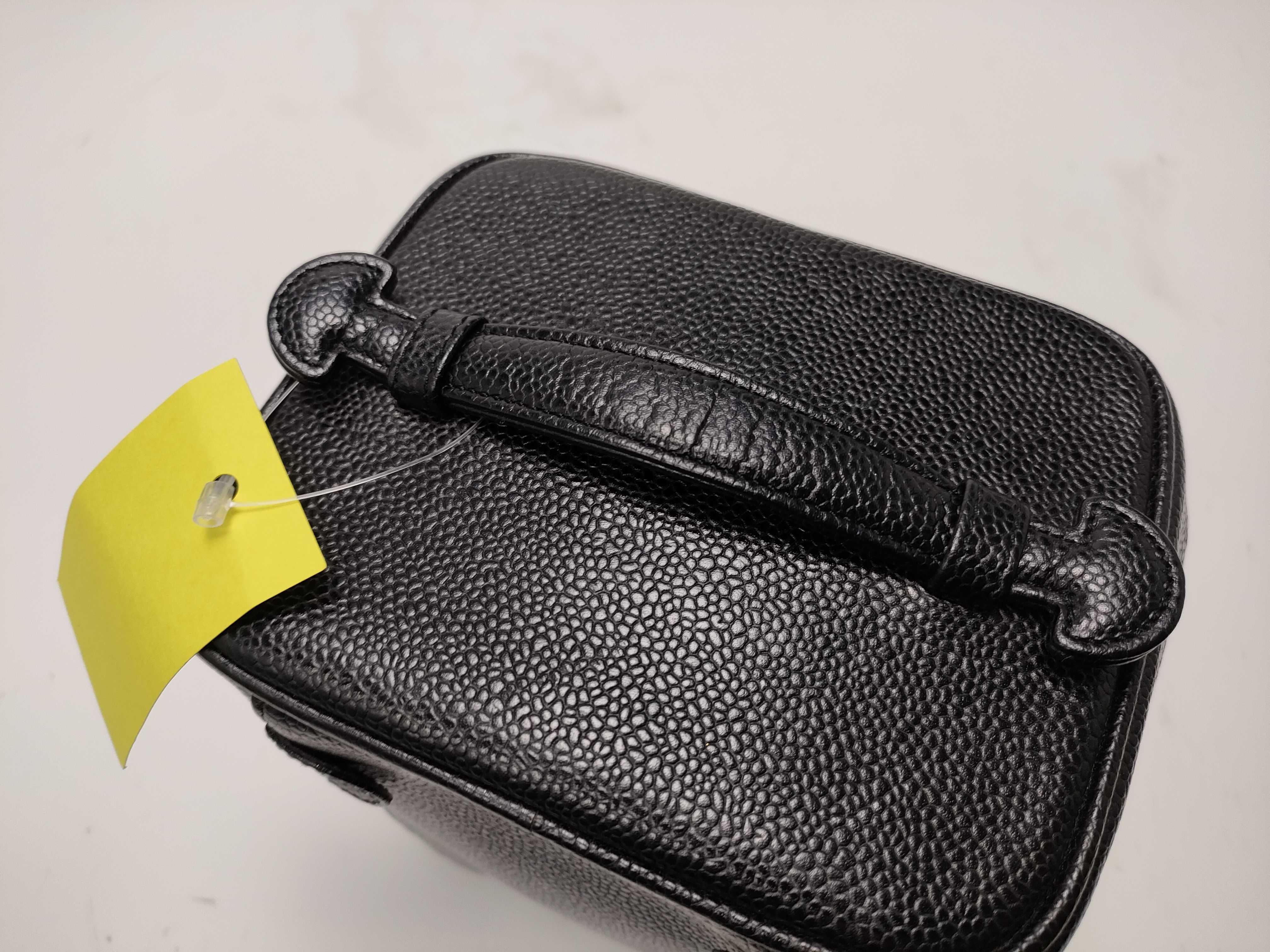 【水曜終了】(10814_0026)CHANEL キャビアスキン バニティ バニティバッグ