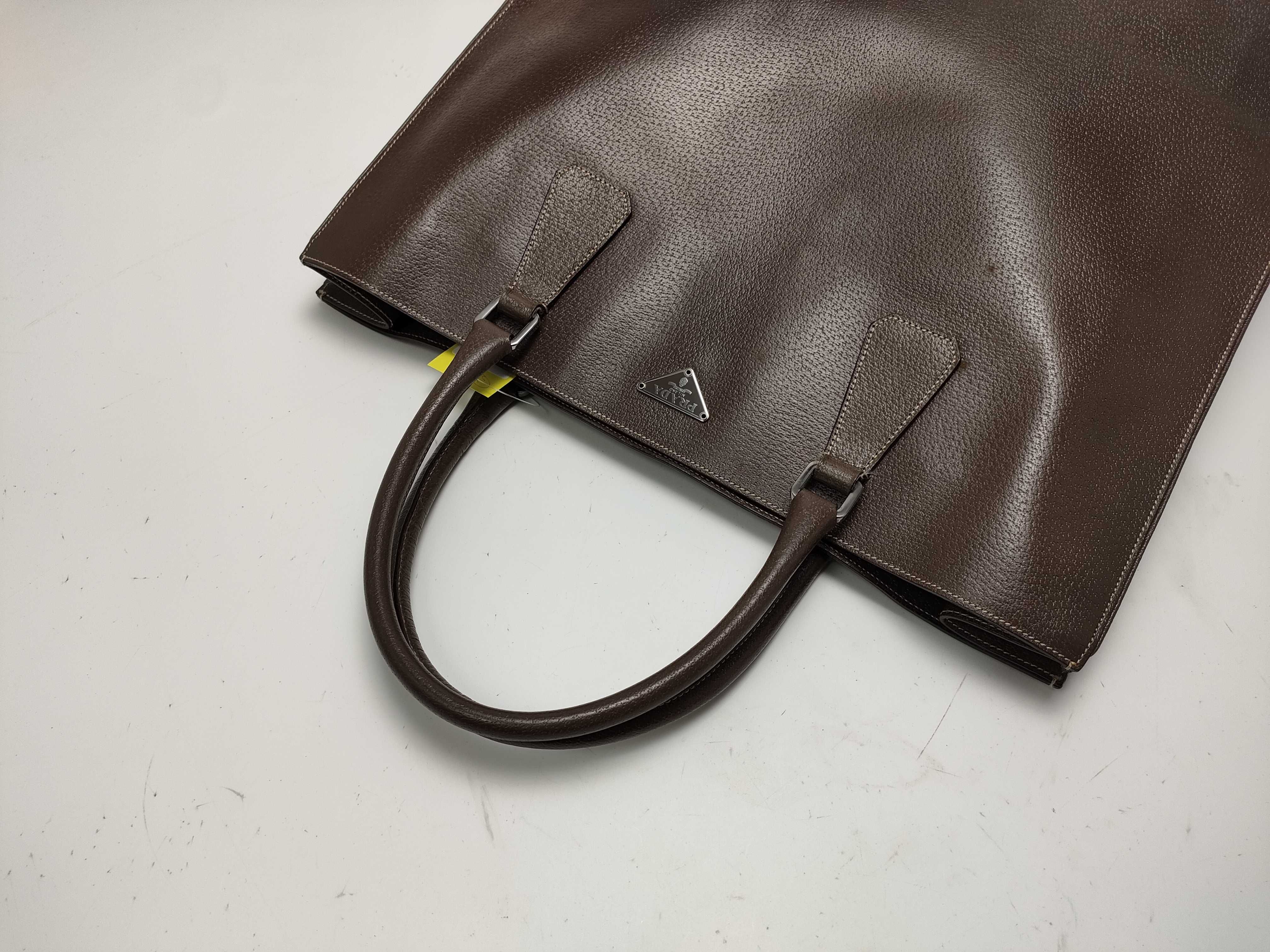 【水曜終了】(10827_0041)▼PRADA 三角プレート/トート トートバッグ