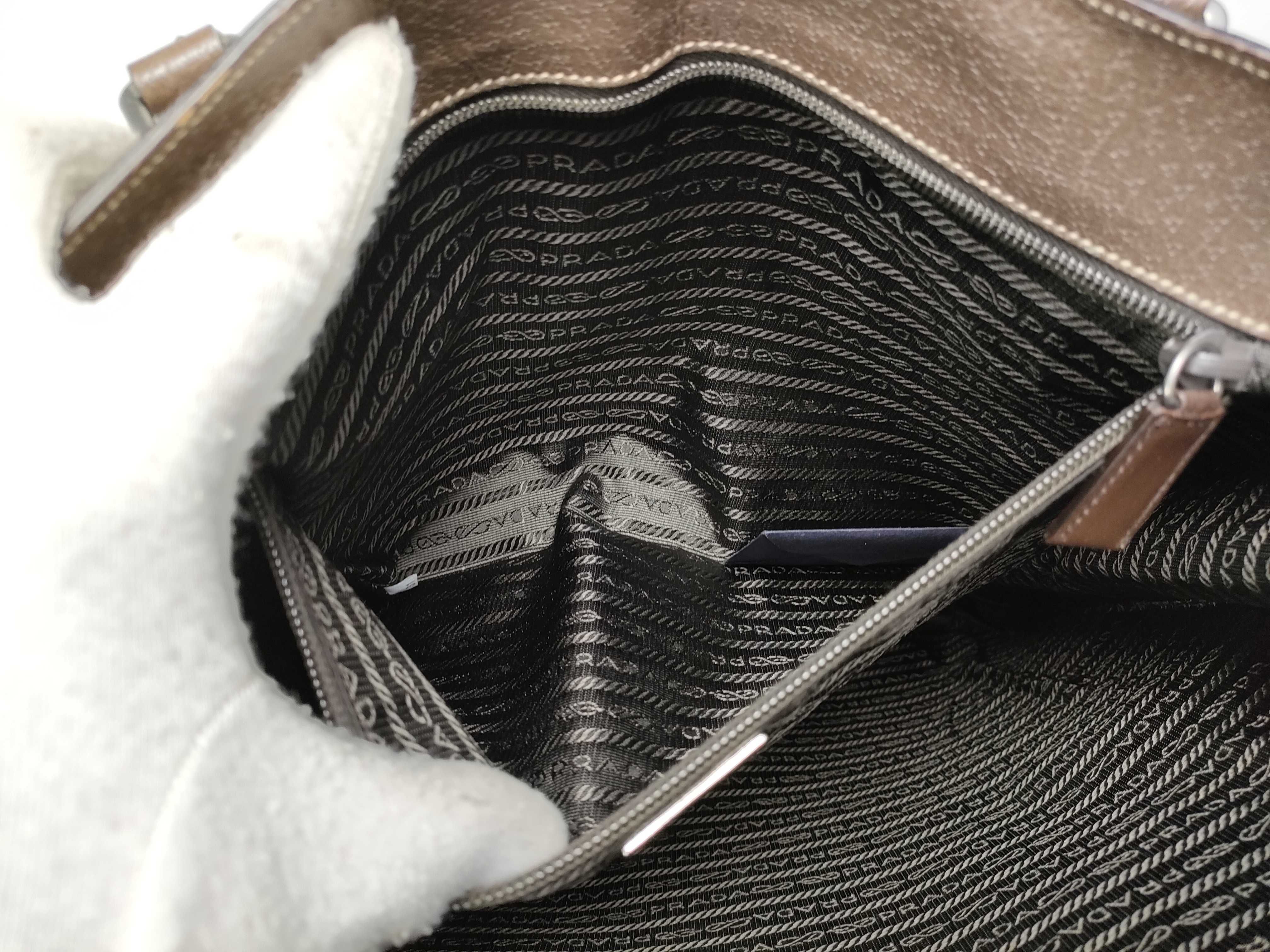 【水曜終了】(10827_0041)▼PRADA 三角プレート/トート トートバッグ