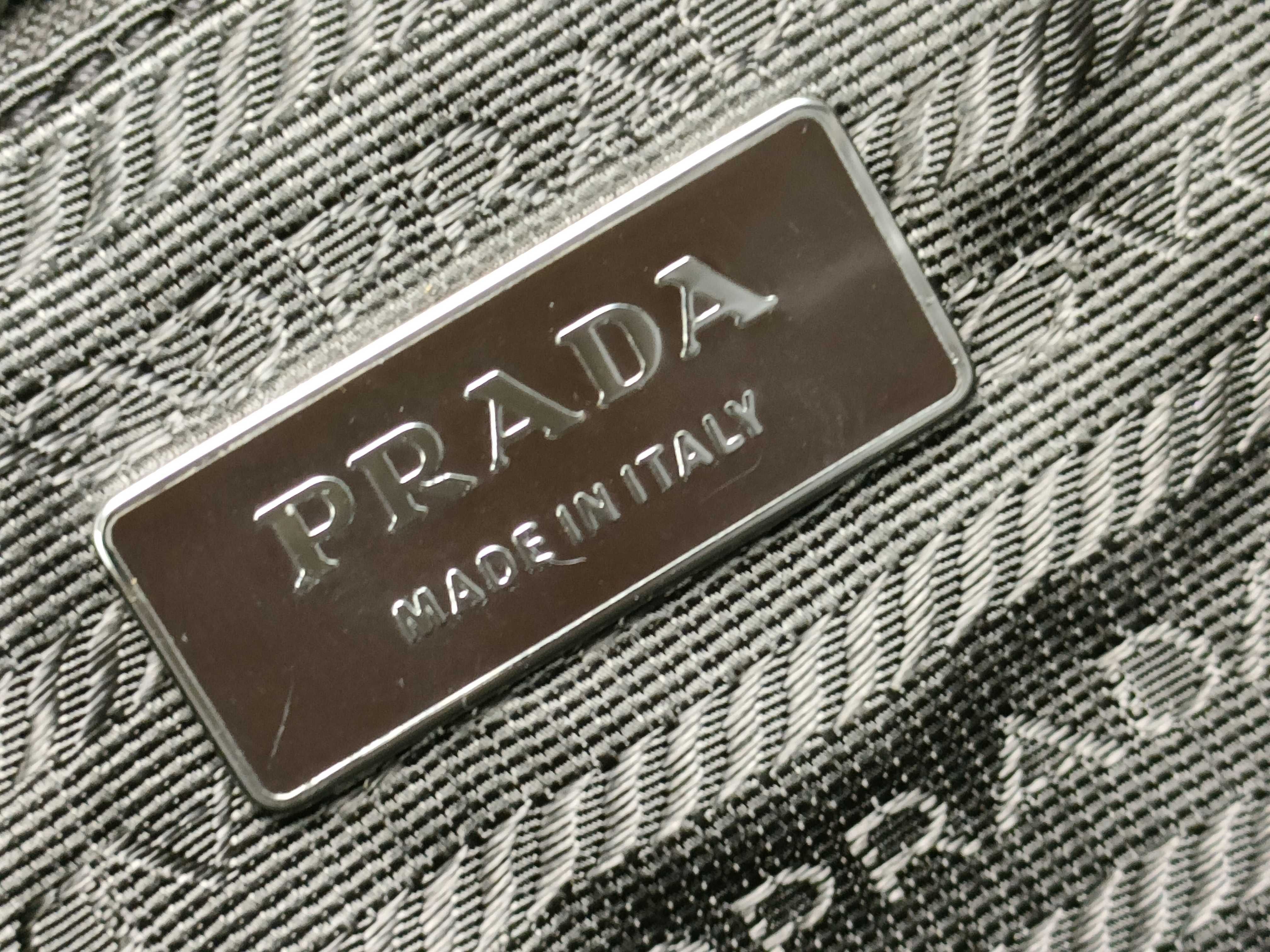 【水曜終了】(10827_0041)▼PRADA 三角プレート/トート トートバッグ