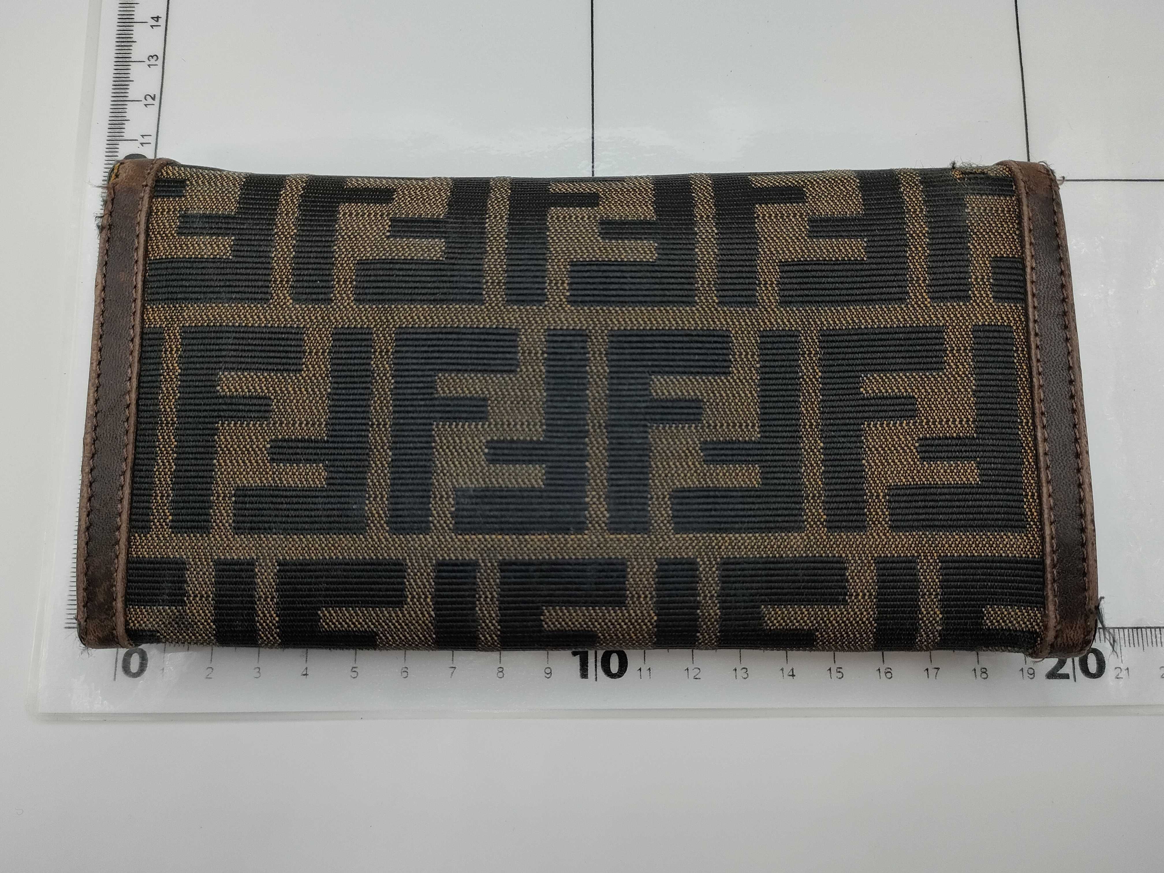【水曜終了】(10827_0070)FENDI ズッカ柄 ズッカ 長財布 財布