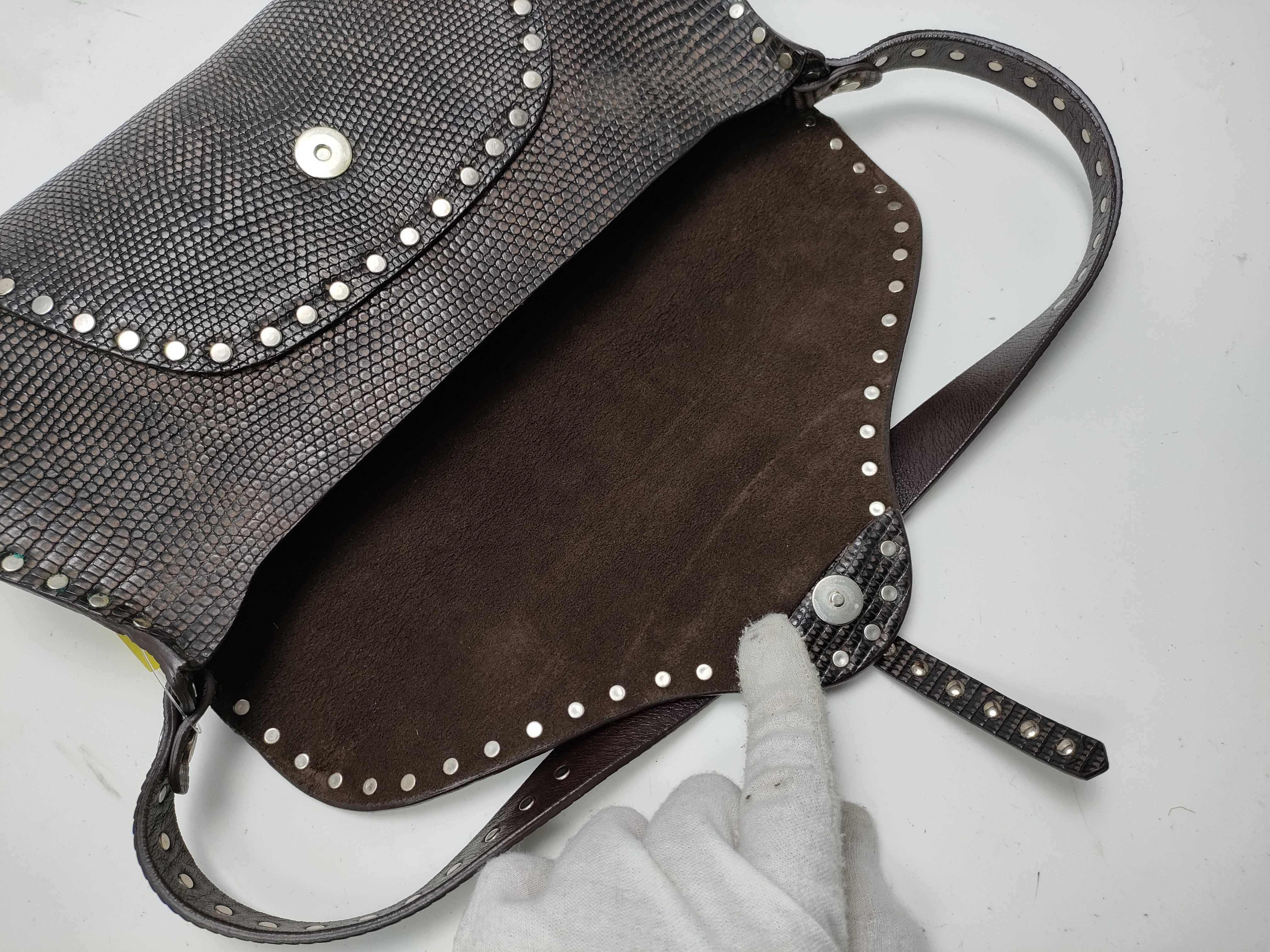 【水曜終了】(10827_0030)CELINE レザー ステッチ ワンショルダー ショルダーバッグ