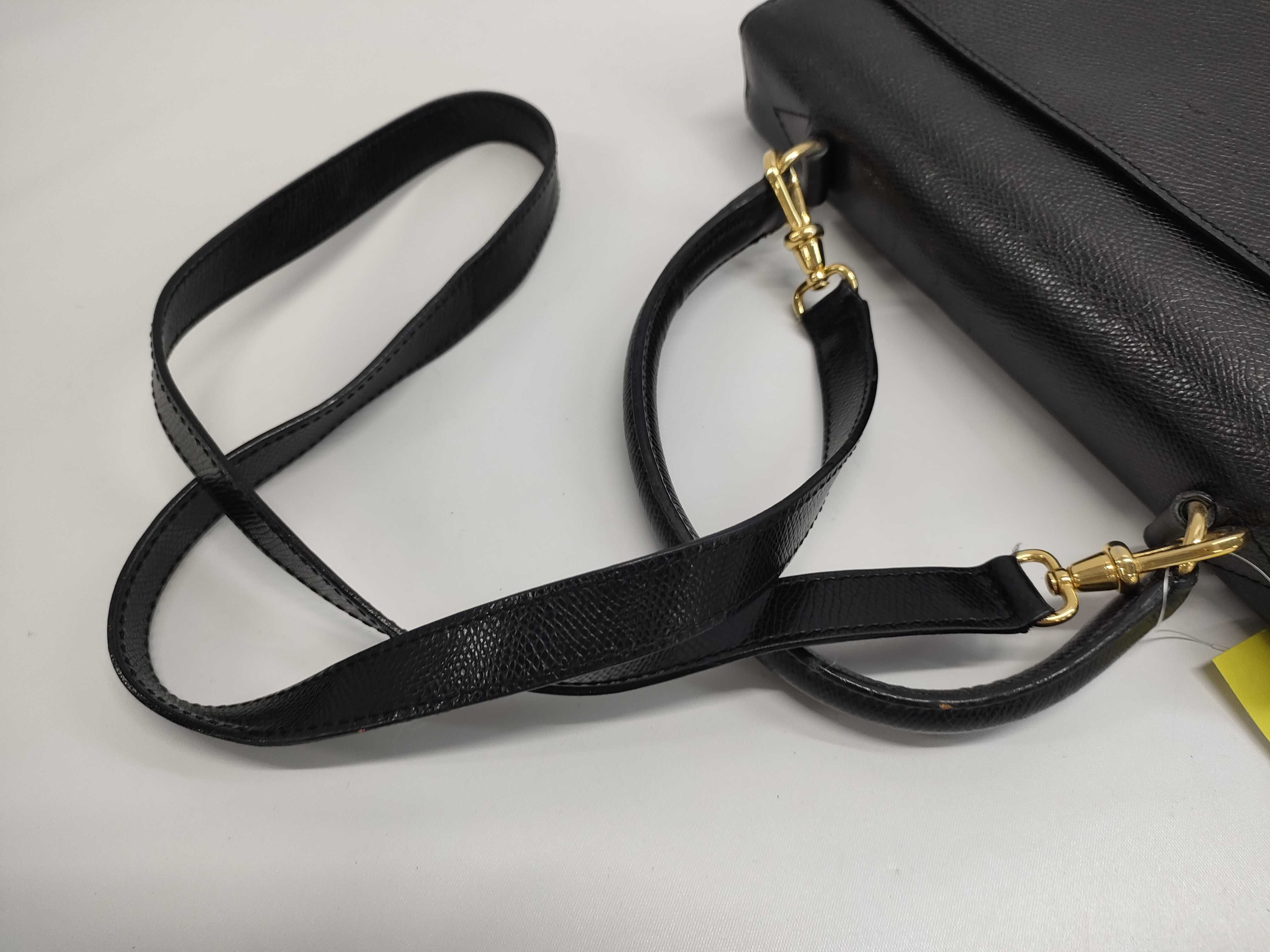 【水曜終了】(10827_0080)CELINE レザー 2WAY ターンロック ブラック ハンドバッグ