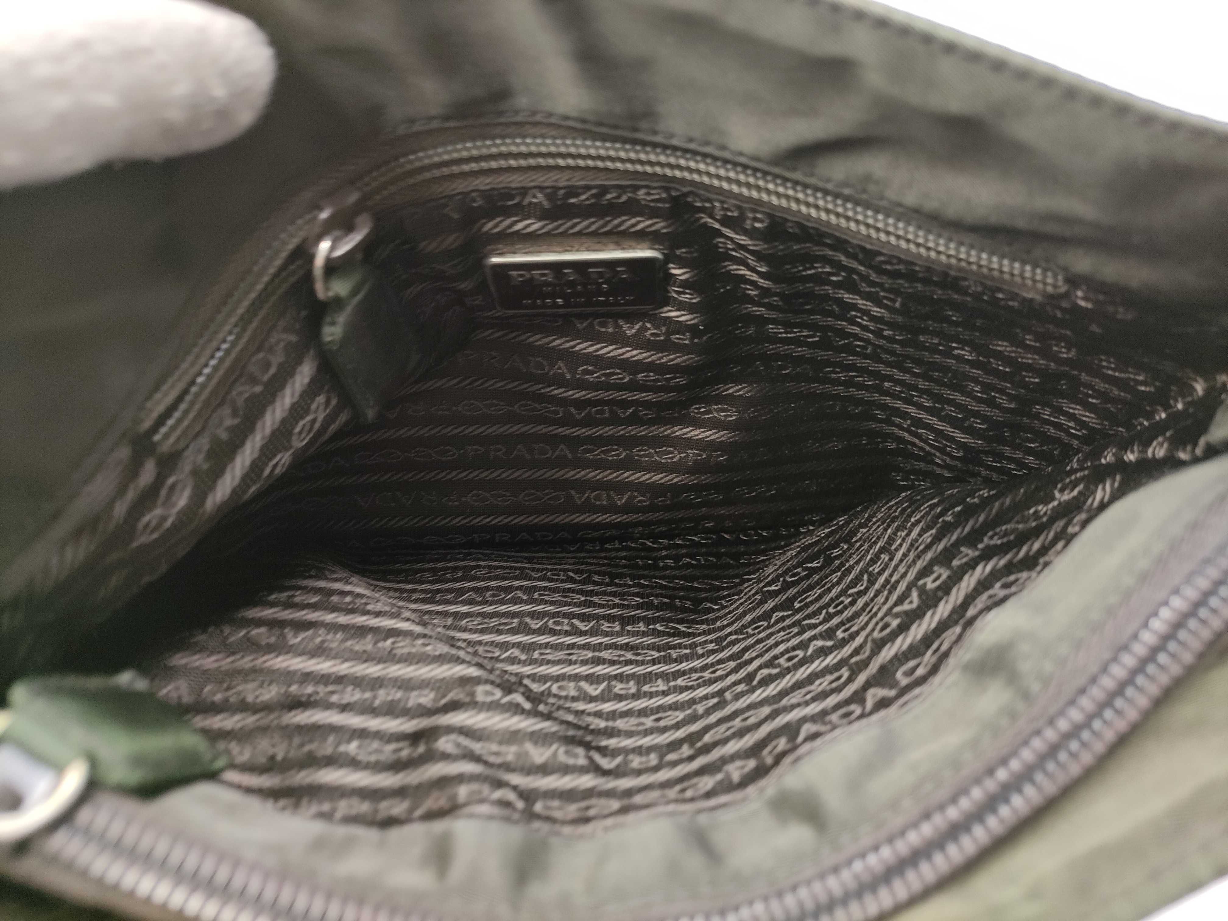 【水曜終了】(10827_0057)PRADA ナイロン カーキ トート B6243 ショルダーバッグ