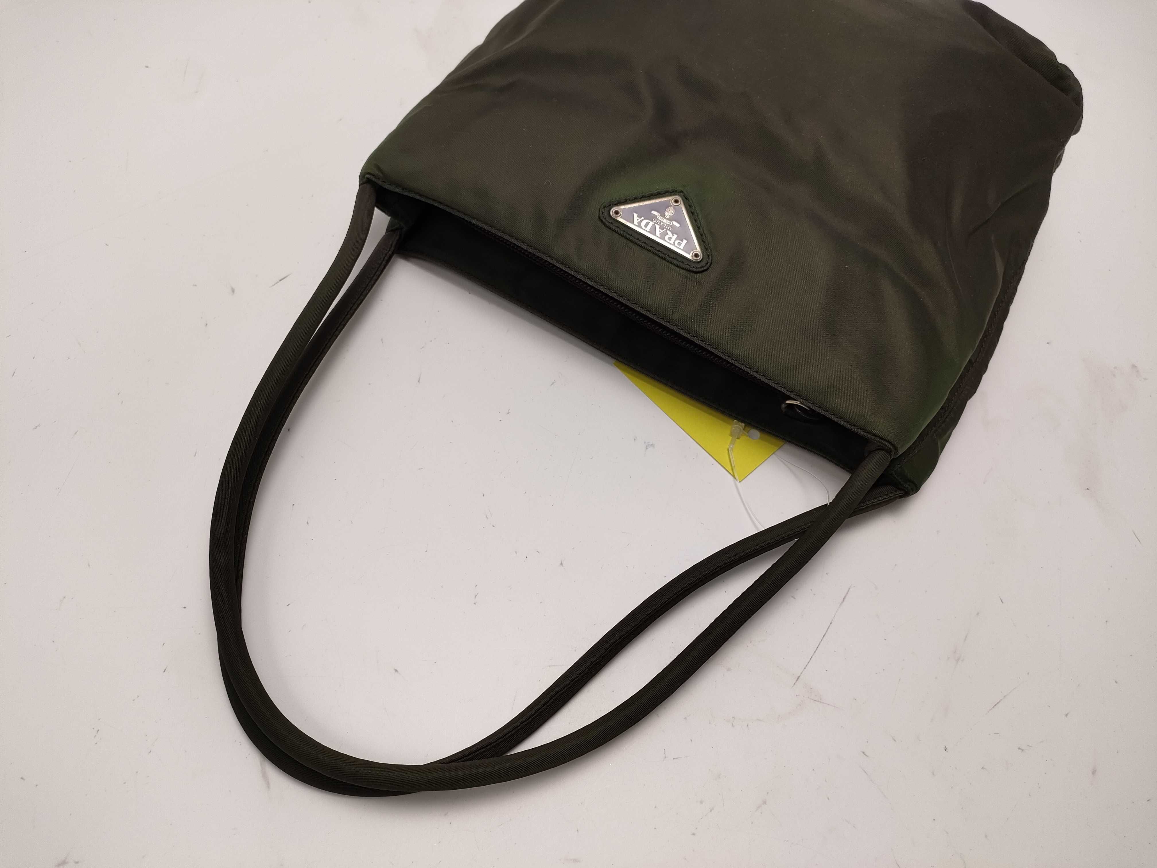 【水曜終了】(10827_0057)PRADA ナイロン カーキ トート B6243 ショルダーバッグ