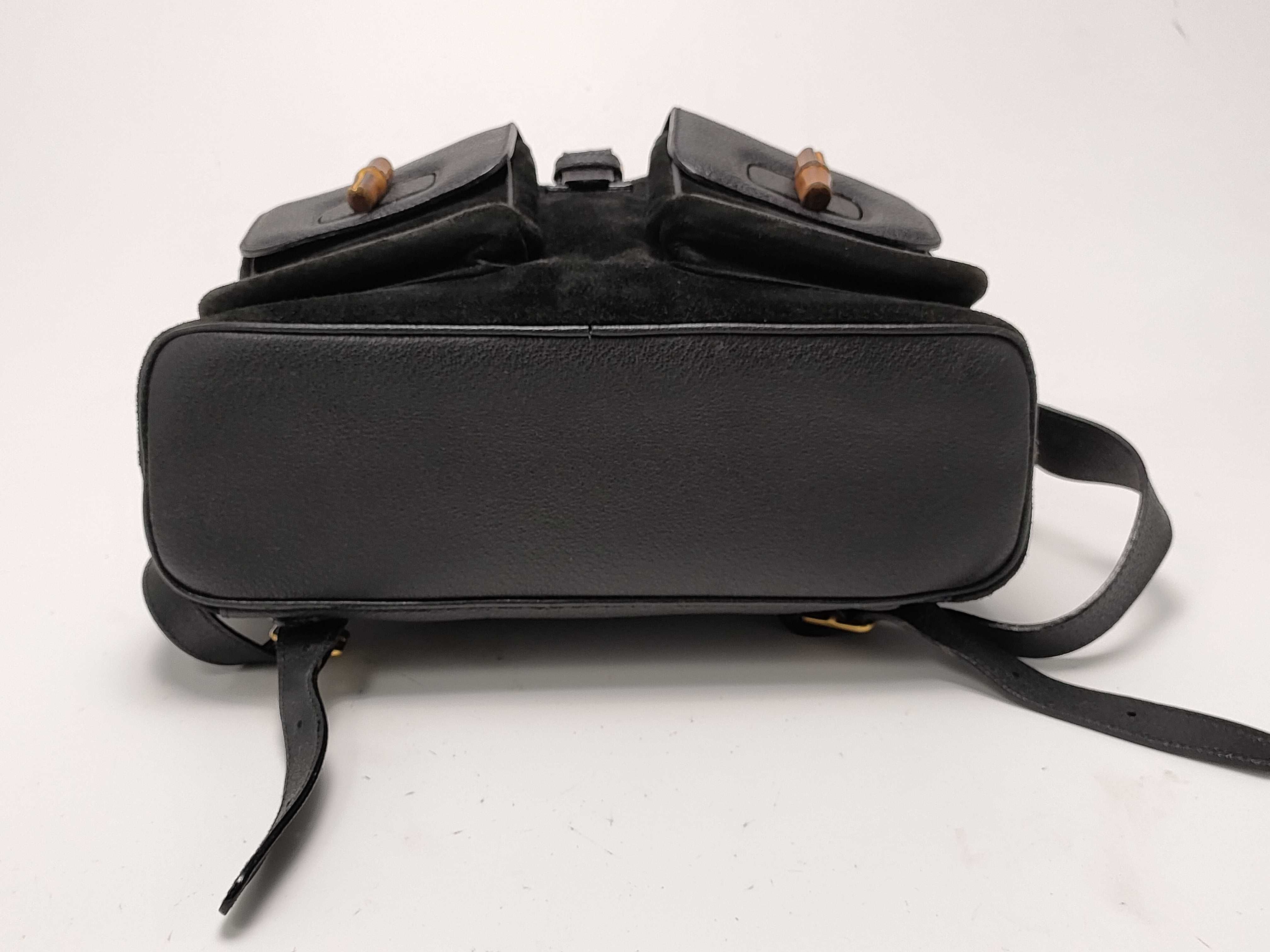 【水曜終了】(10827_0006)GUCCI バンブー スエードレザーリュック 003 2058 0016 リュックサック