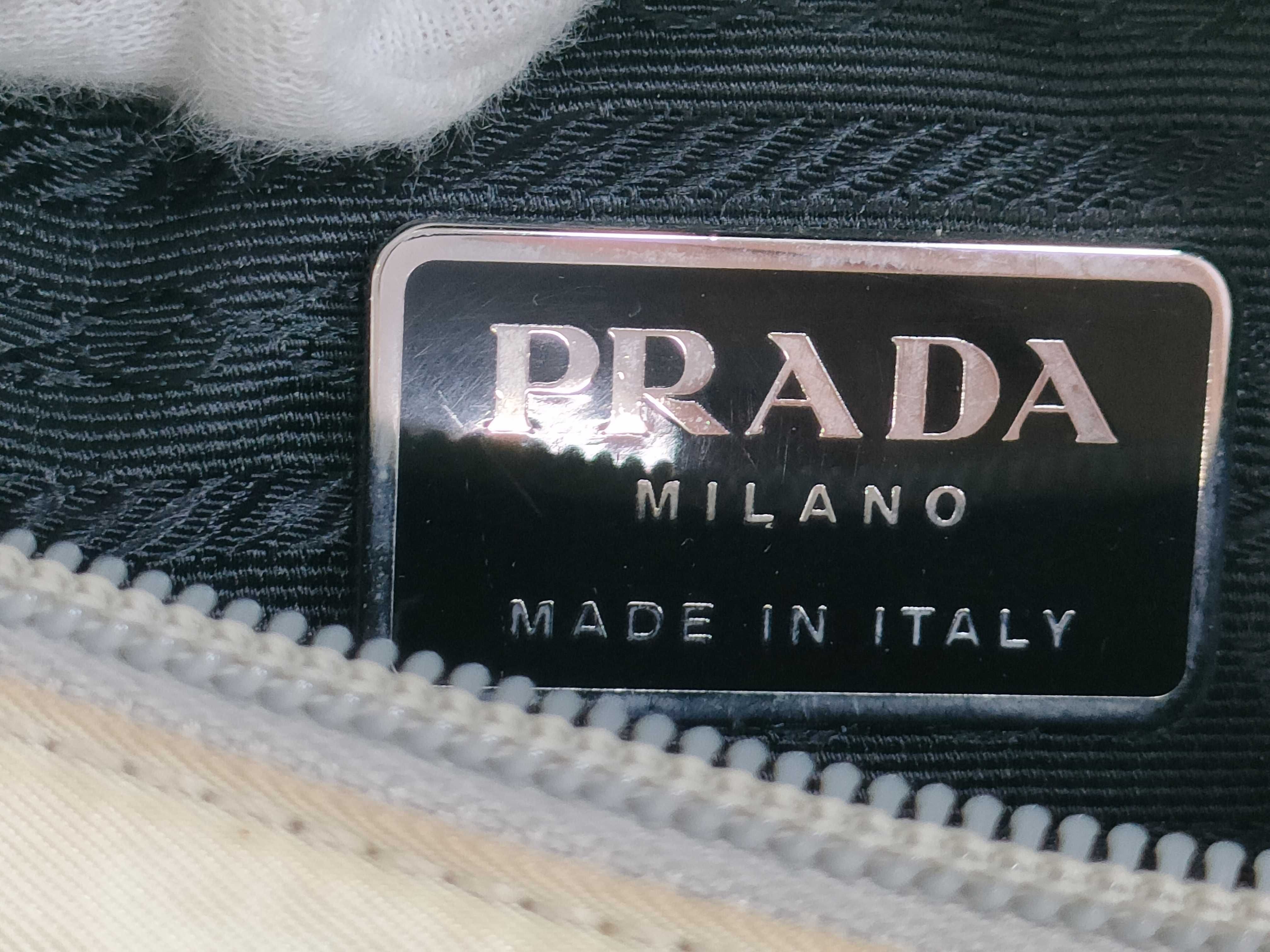 【水曜終了】(10827_0085)PRADA ナイロン 三角プレートトートバッグ トートバッグ