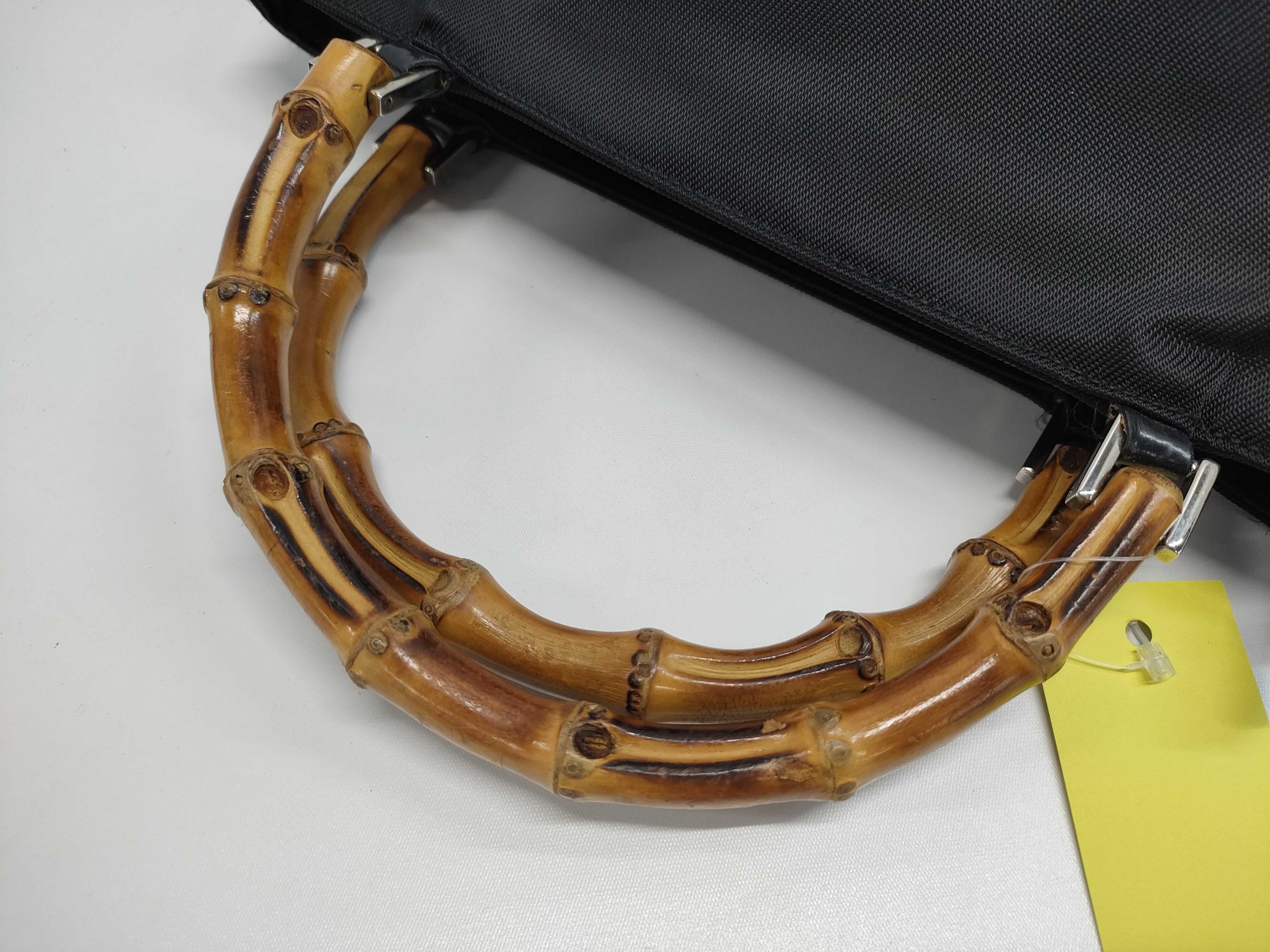 【水曜終了】(10827_0074)GUCCI バンブー ナイロン2WAYバッグ ST無し ハンドバッグ