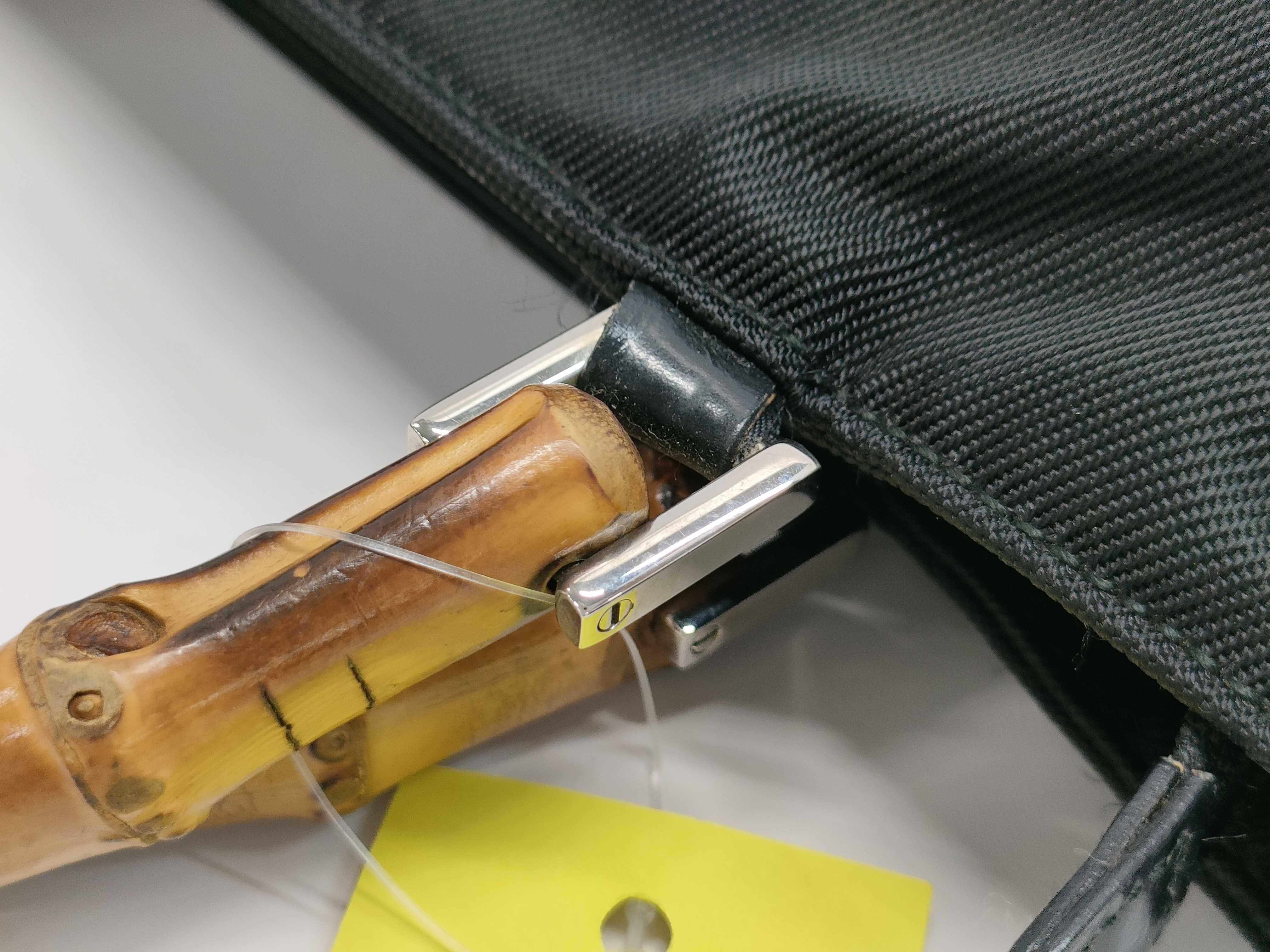 【水曜終了】(10827_0074)GUCCI バンブー ナイロン2WAYバッグ ST無し ハンドバッグ