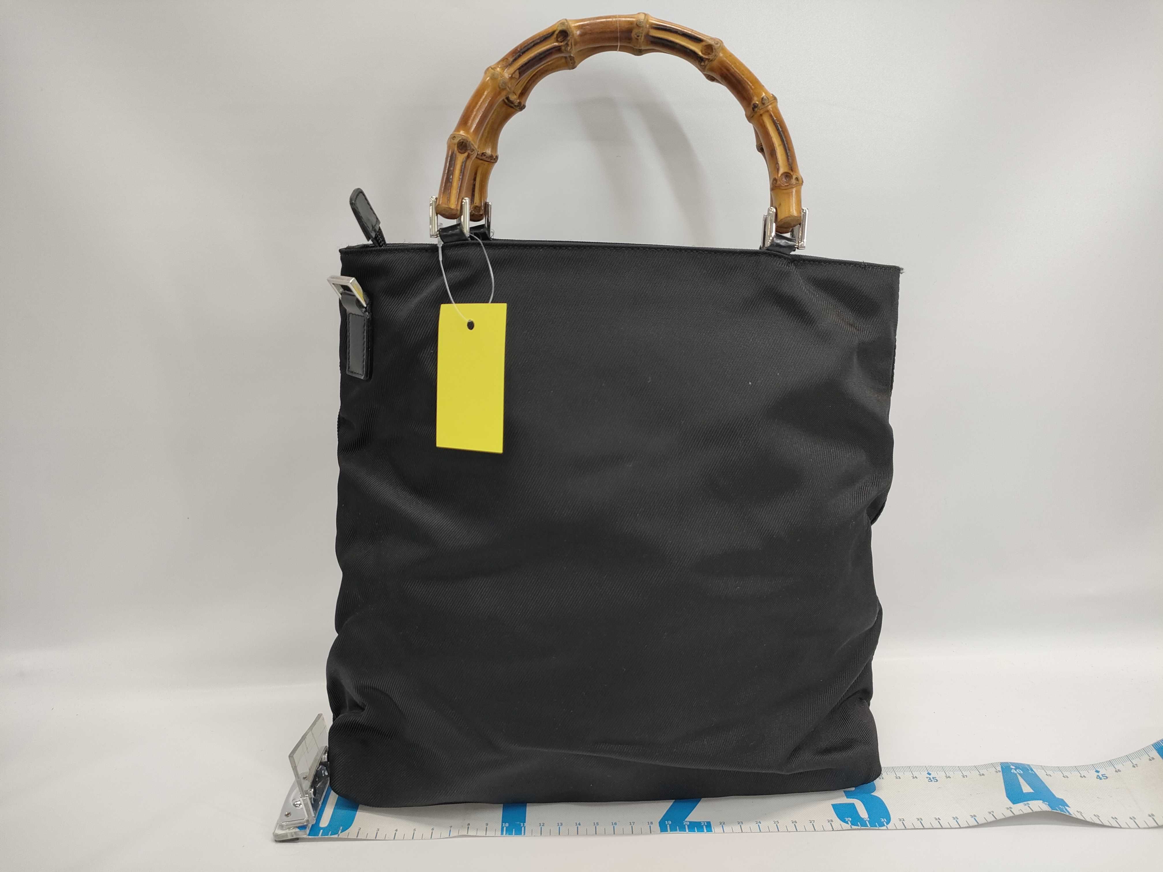 【水曜終了】(10827_0074)GUCCI バンブー ナイロン2WAYバッグ ST無し ハンドバッグ