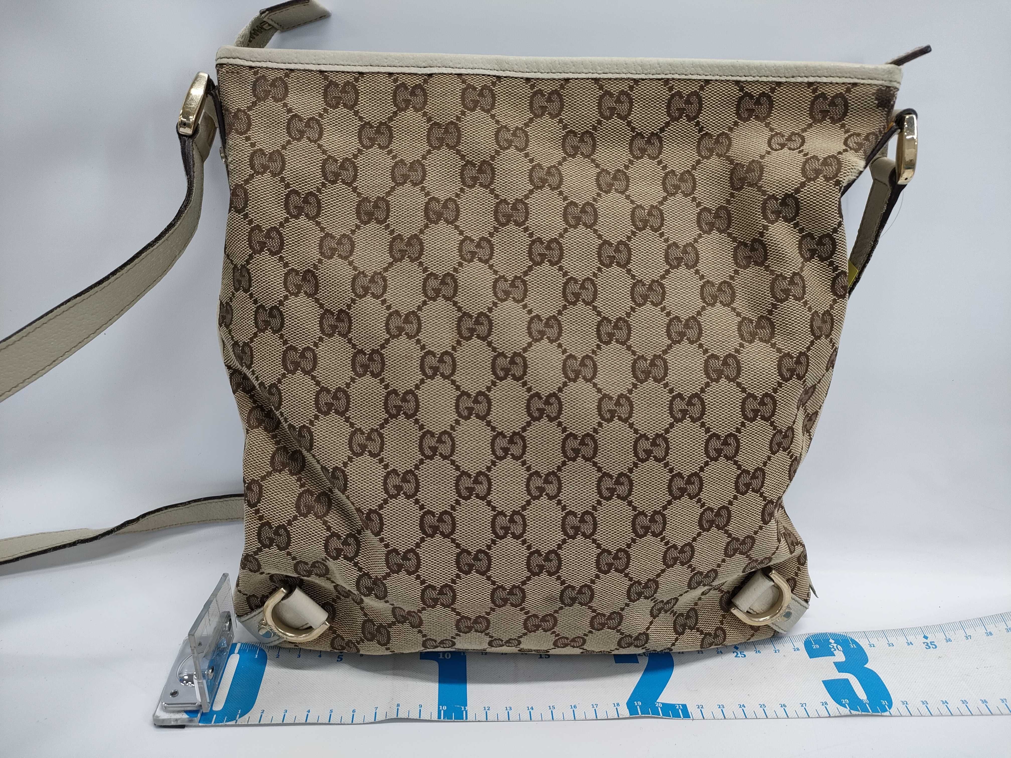 【水曜終了】(10827_0075)GUCCI GGキャンバス 131326 ショルダーバッグ