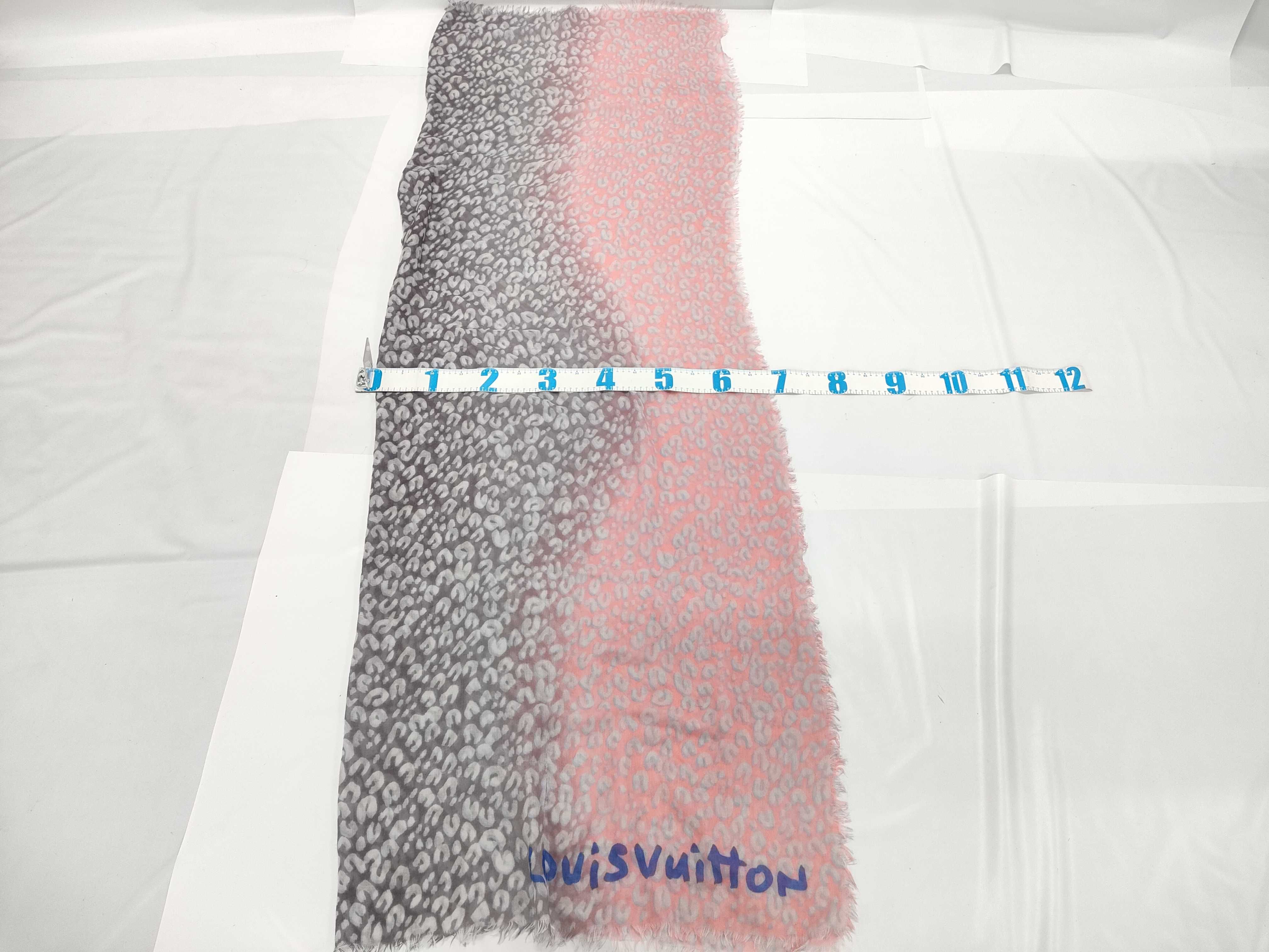 【水曜終了】(10826_0114)LOUIS VUITTON 大判ストール タグ無し その他小物