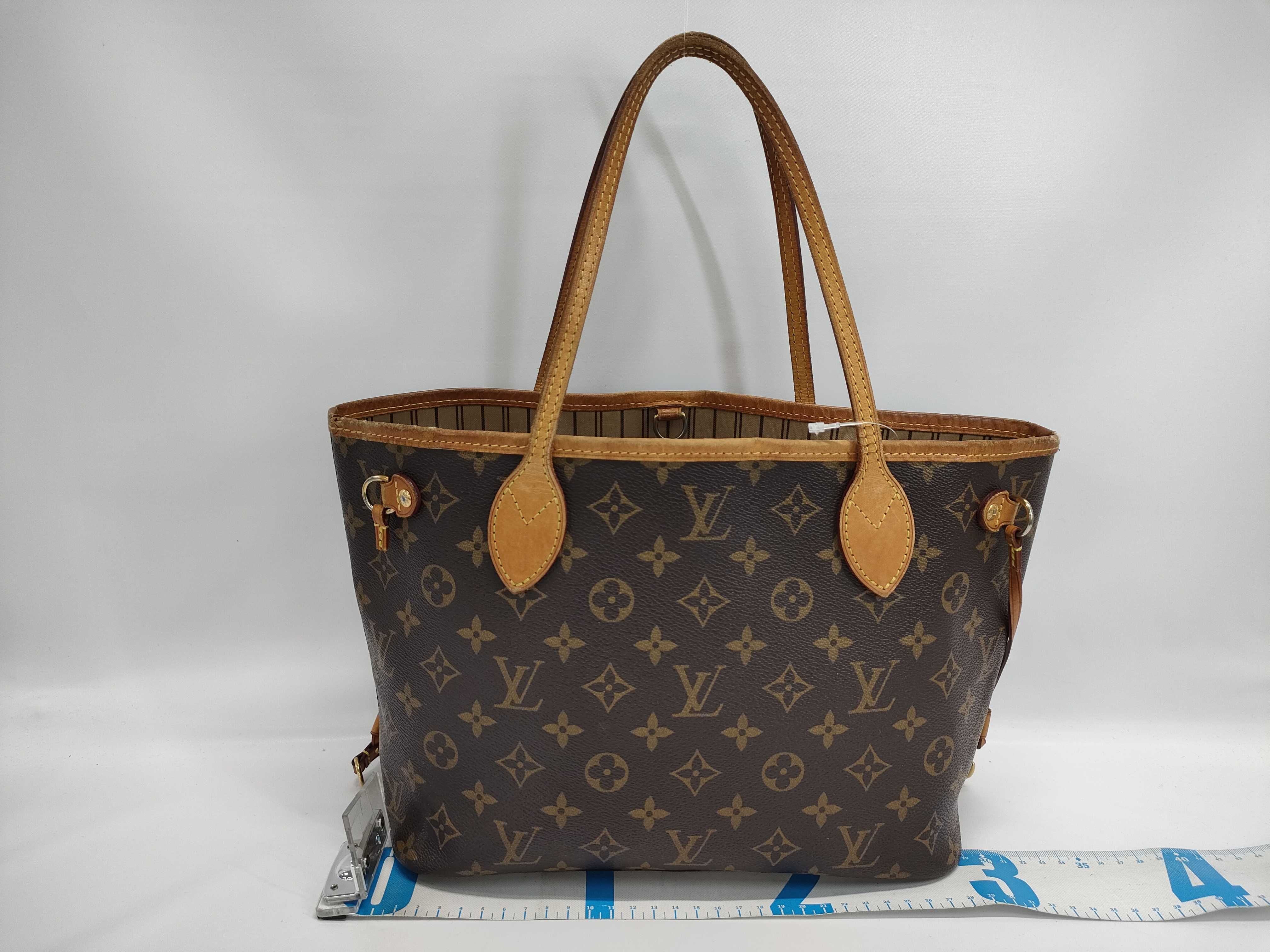 【水曜終了】(10826_0126)LOUIS VUITTON モノグラム ネヴァーフルPM 千切れ有 トートバッグ