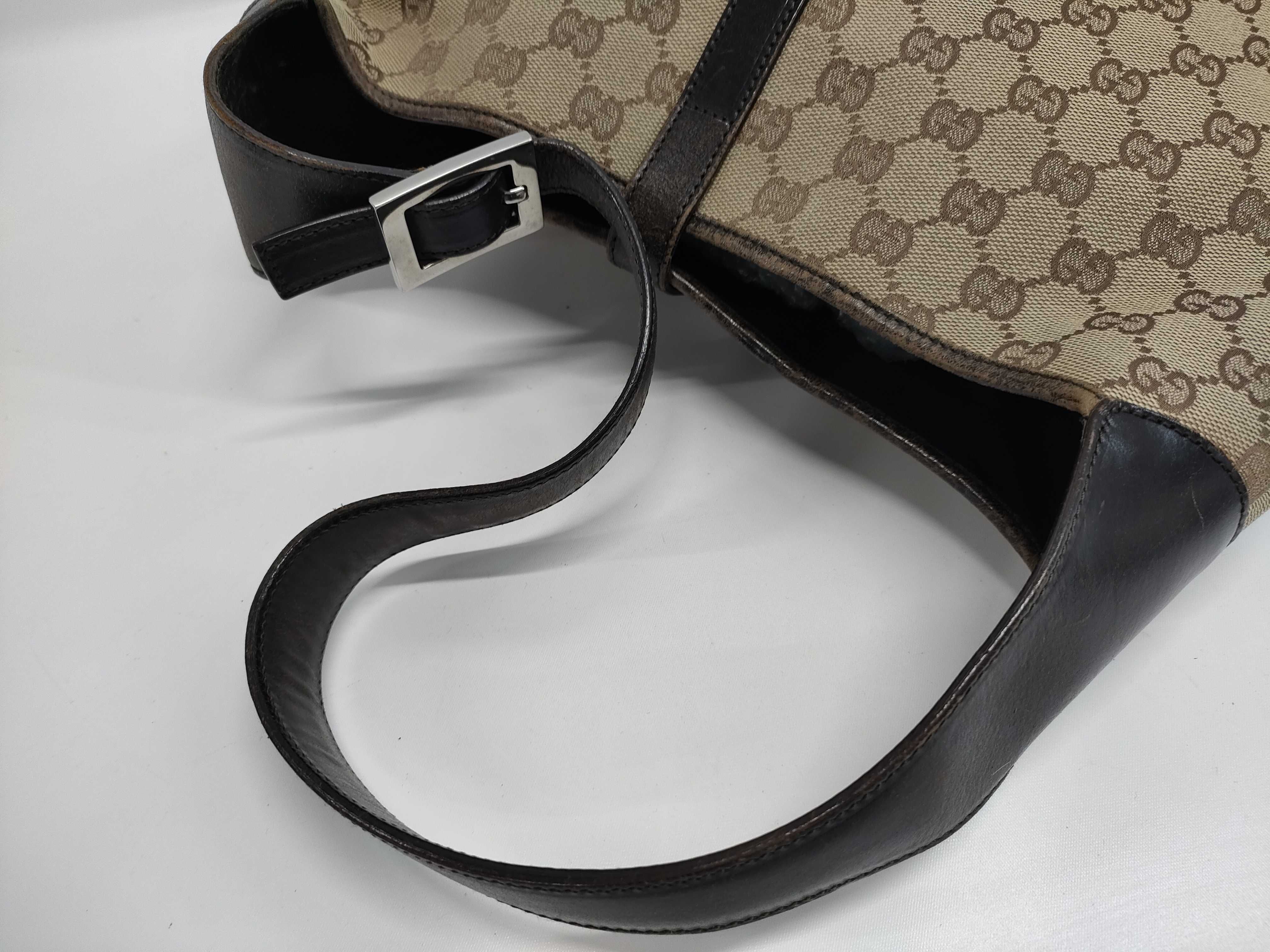 【水曜終了】(10827_0078)GUCCI GGキャンバス ×レザー シェリー ワンショルダー 001－3346 ハンドバッグ