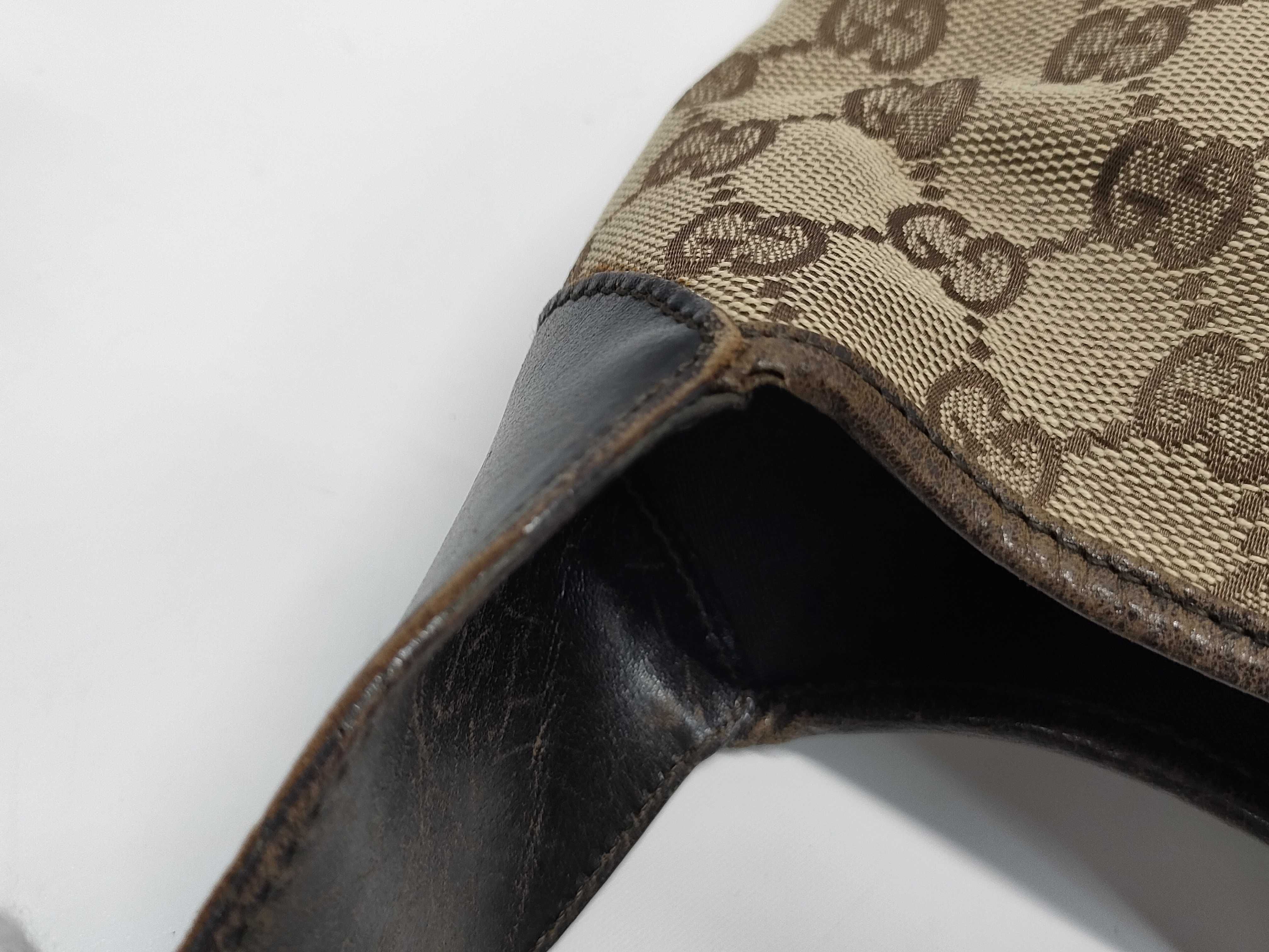 【水曜終了】(10827_0078)GUCCI GGキャンバス ×レザー シェリー ワンショルダー 001－3346 ハンドバッグ