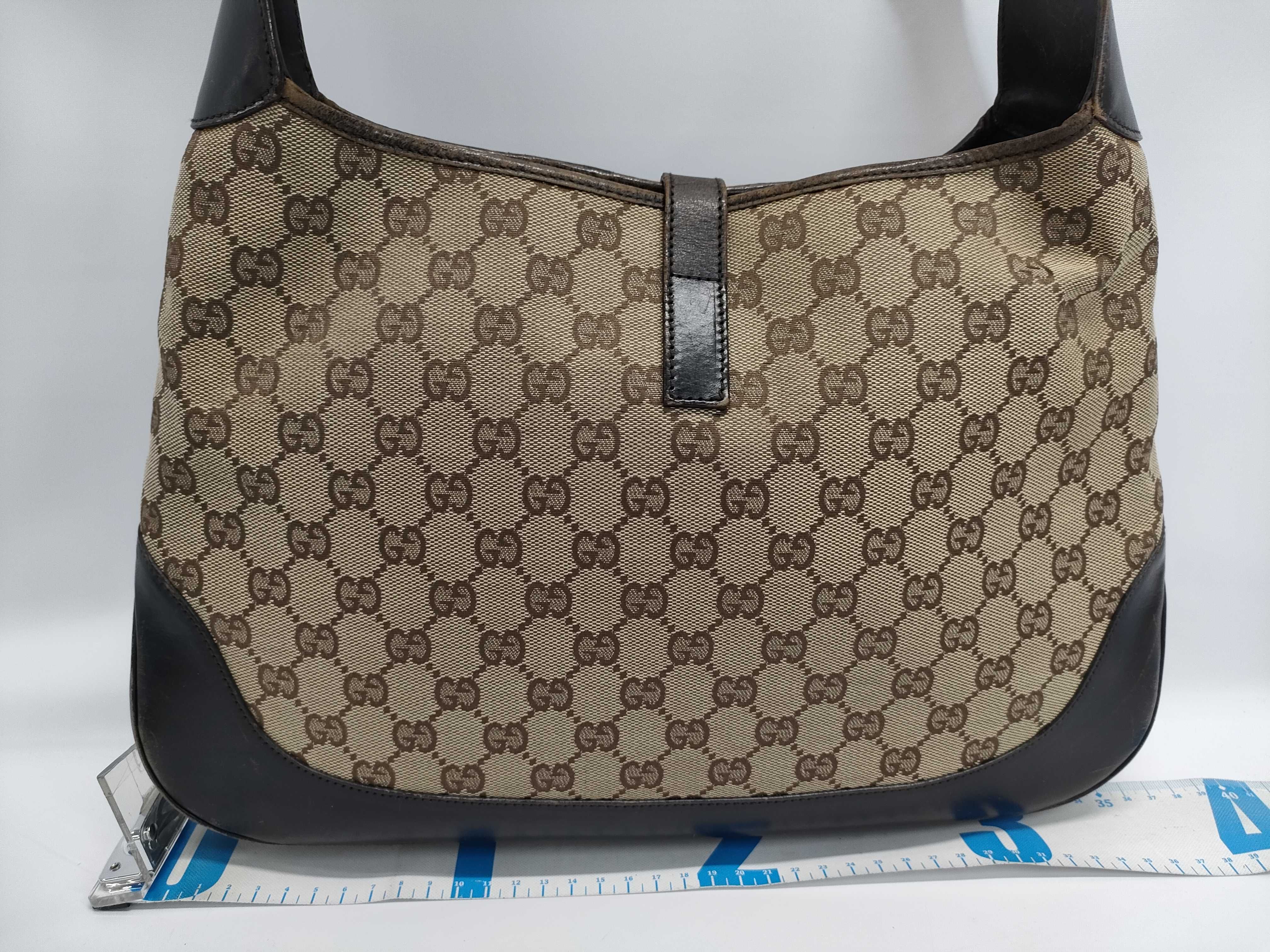 【水曜終了】(10827_0078)GUCCI GGキャンバス ×レザー シェリー ワンショルダー 001－3346 ハンドバッグ
