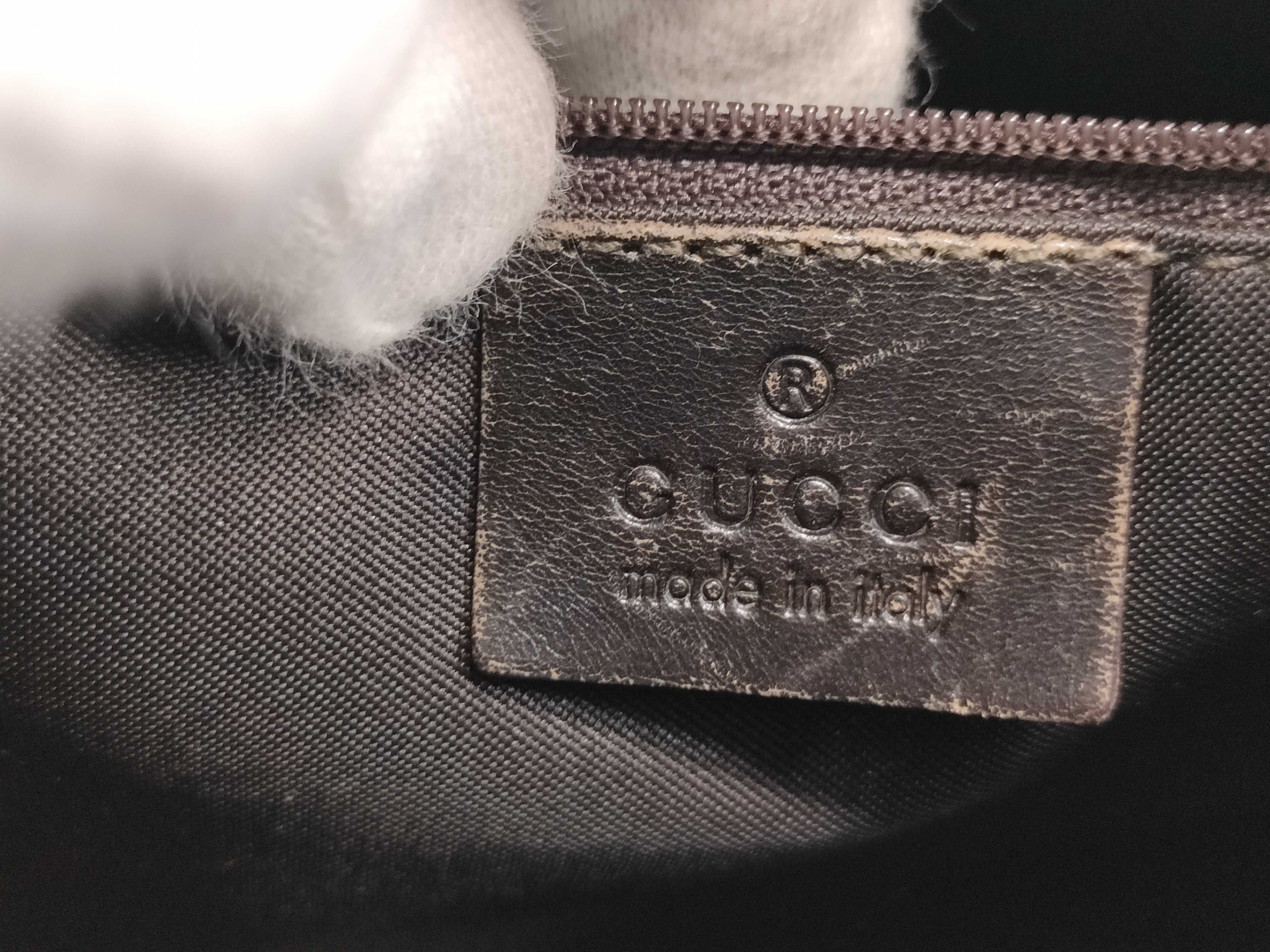 【水曜終了】(10827_0078)GUCCI GGキャンバス ×レザー シェリー ワンショルダー 001－3346 ハンドバッグ