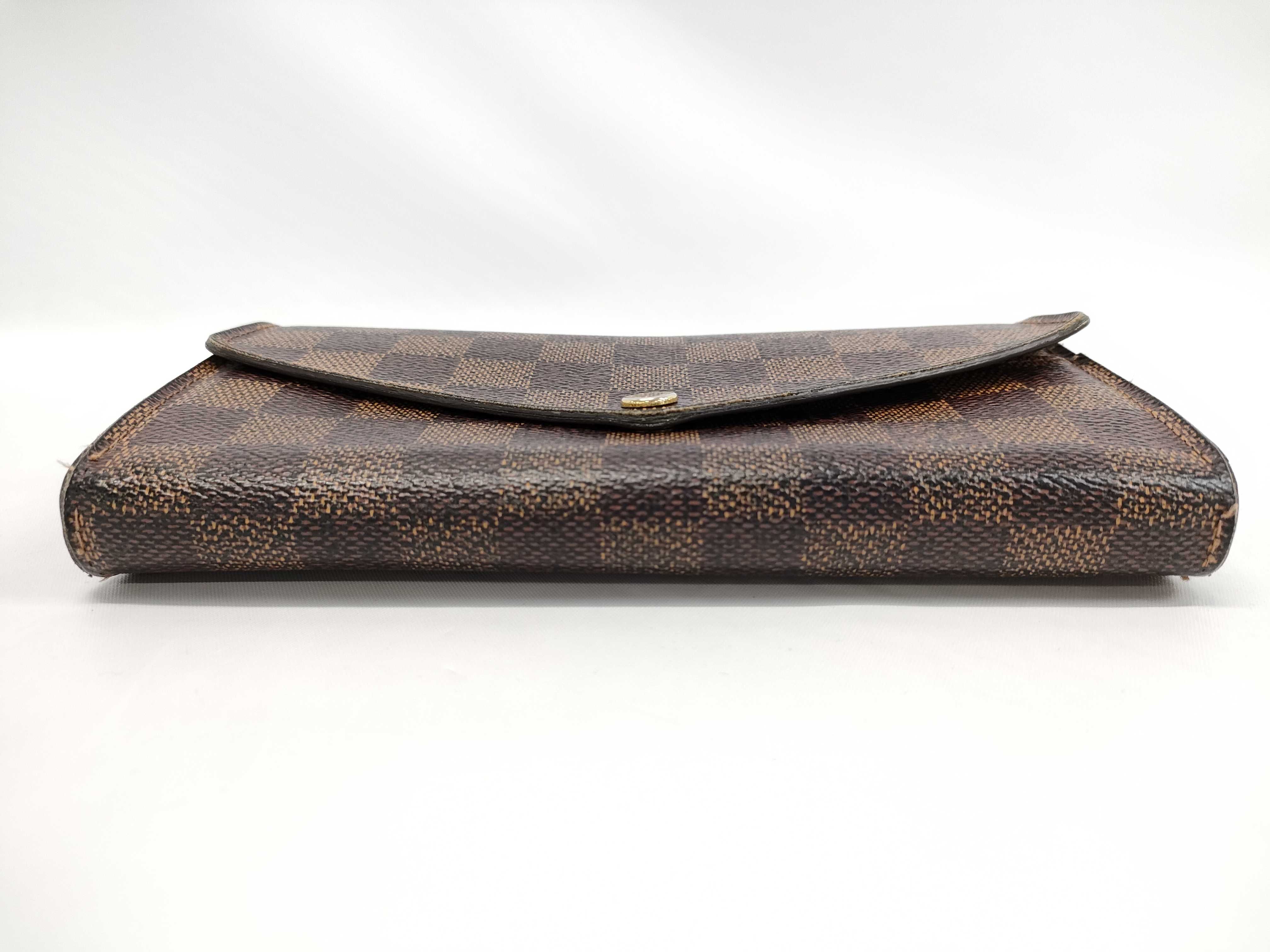 【水曜終了】(10826_0122)LOUIS VUITTON ダミエ ポルトフォイユ・サラ 長財布 財布